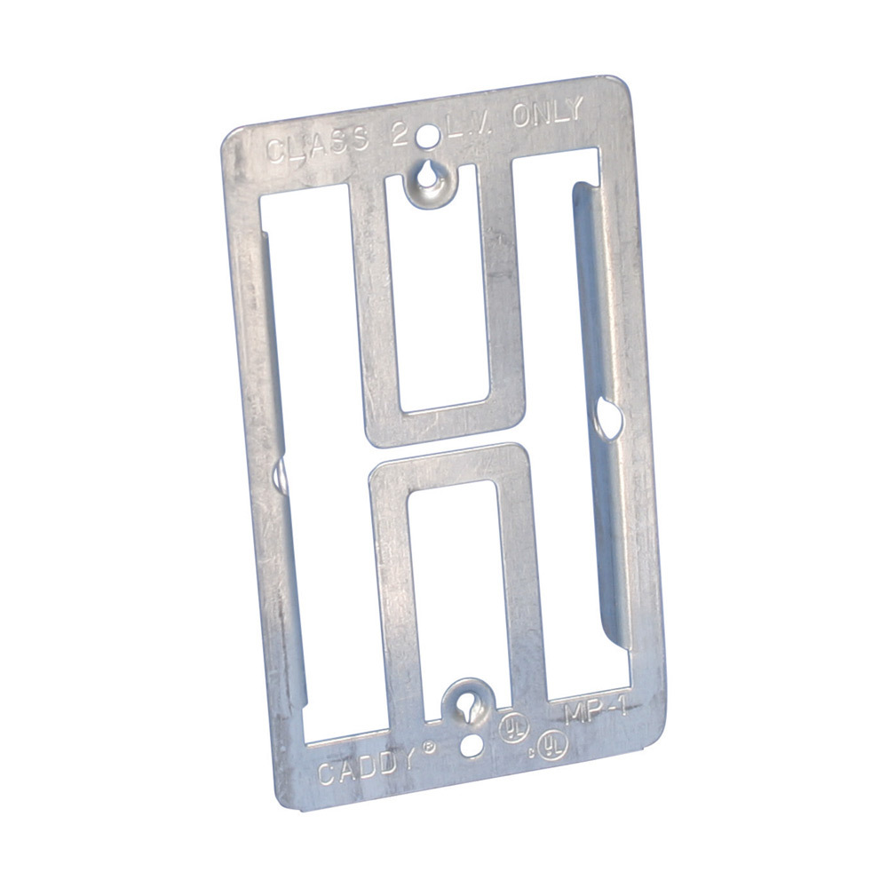 MP2 Mounting Plate, For Use With Low Voltage Class 2 Outlet, Steel