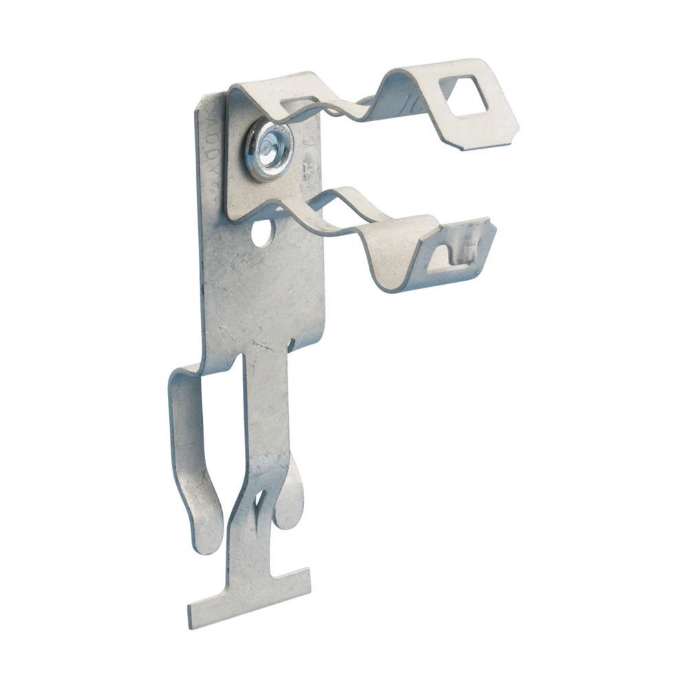 812MATS Conduit to T-Grid Clip, 1/2 in, 3/4 in Conduit, 0.709 to 1.181 in OD, Spring Steel