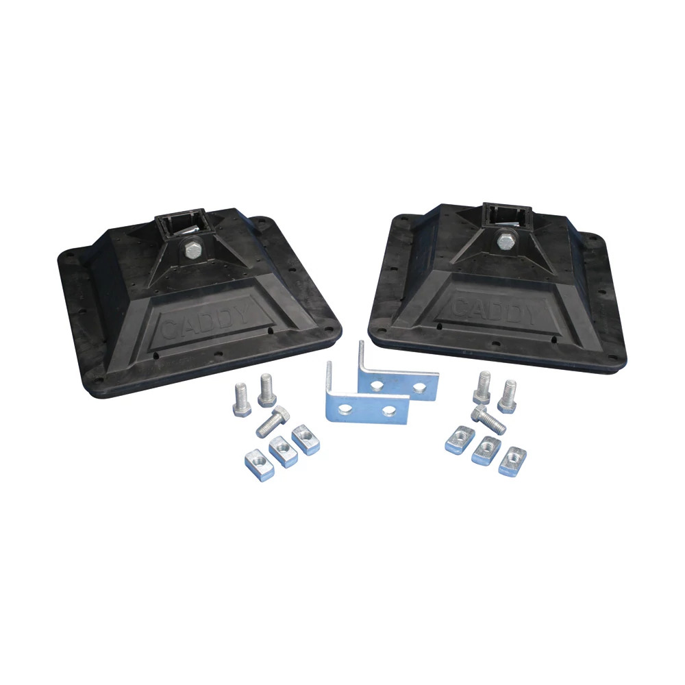 PHKR H-Frame Kit, 12-3/8 in L x 12-3/8 in W, For Use With Pyramid Rooftop System and Standard Strut Channel, Polyethylene/Polypropylene/Rubber