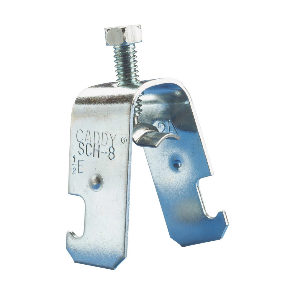 SCH6B SCH2 1-Piece Strut Clamp, 3/8 in Conduit, 200 lb Load, 0.1 to 0.63 in OD, Steel