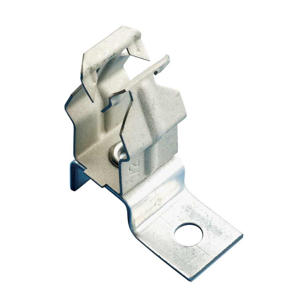 AOL16P Metal Deck Conduit Clamp, 1 in, 3/4 in Conduit, 1.181 to 1.378 in OD, Spring Steel/Steel