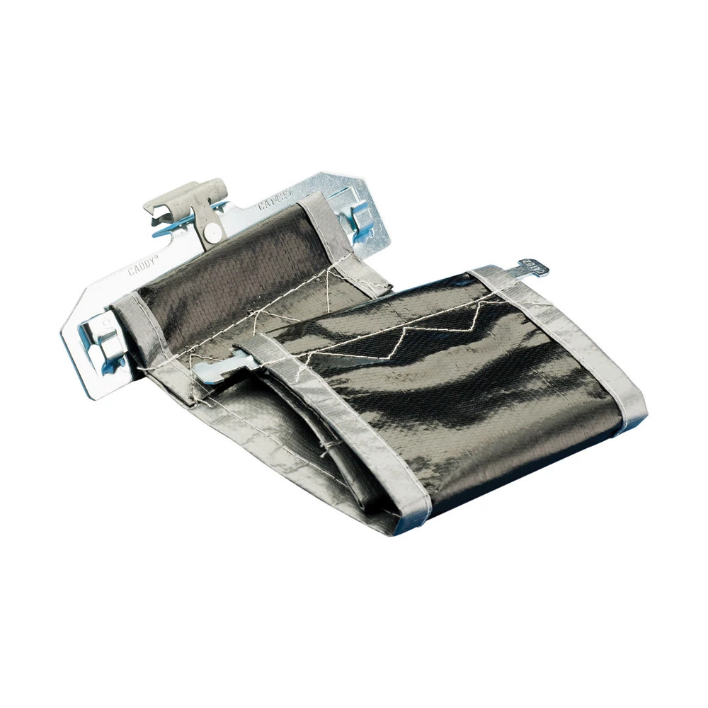 CAT42524SM Adjustable Cable Support With Flange Clip, 4 in, 6 in Dia, For Use With High Performance Data Cable, Cat 5e/6/6A/7 Cable and Fiber Optic Cable, Polyethylene/Spring Steel/Steel, Caddy Armor/Electro-Galvanized