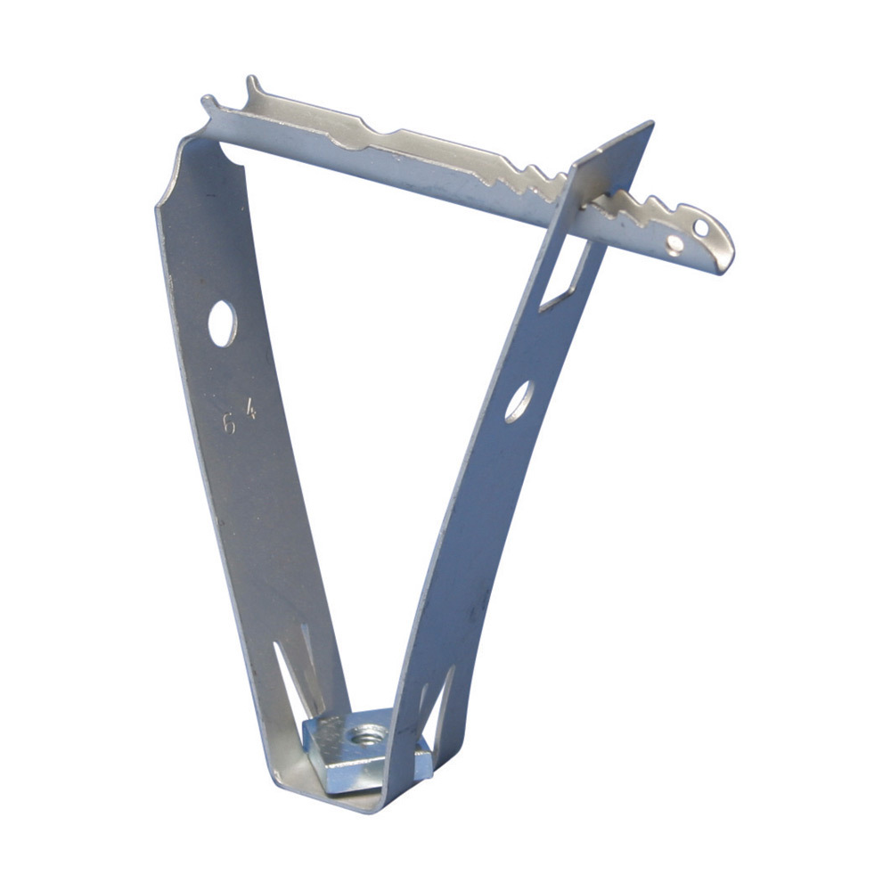 TDHT4 Trapezoidal Deck Hanger With Nut, 130 to 225 lb Load, Deck Mount, Spring Steel