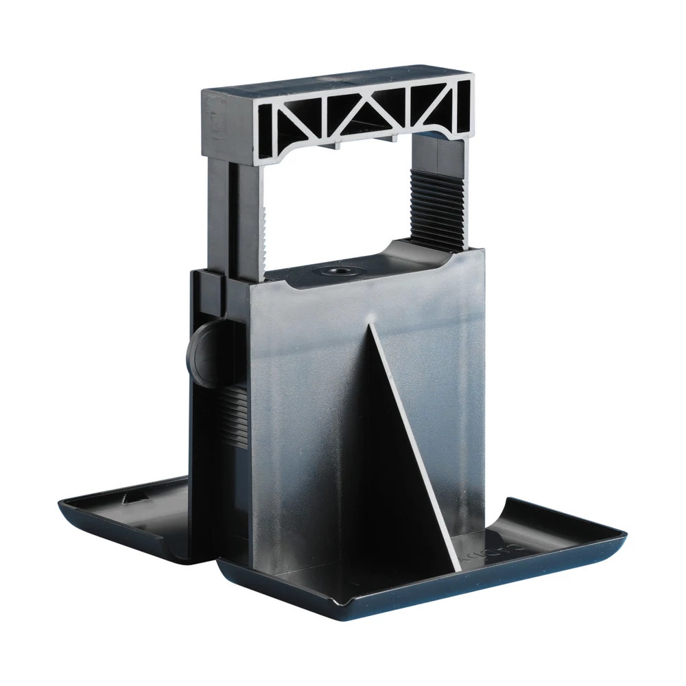 PPRPS25H4 Pipe and Conduit Support, 1/2 x 3 in, 3/4 x 2 in, 1 x 1 in Pipe, 25 lb Load, Plastic