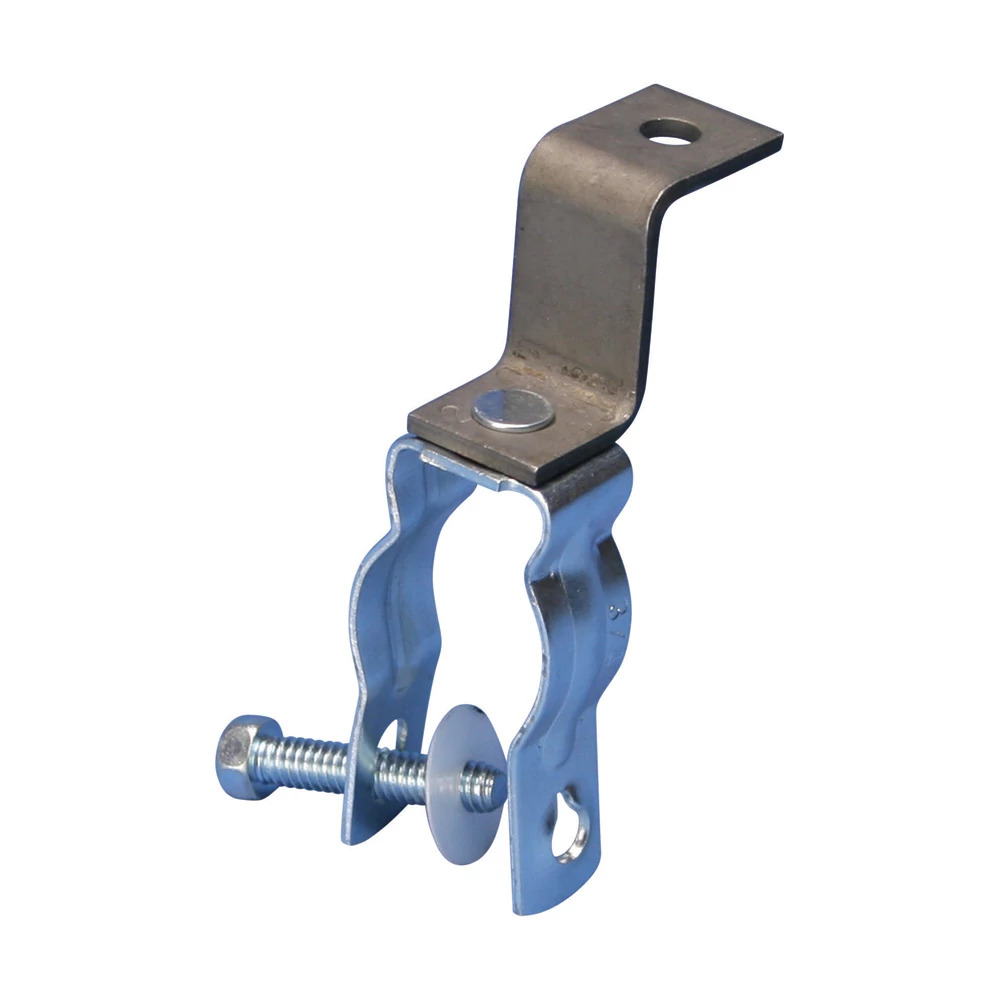 CD0BCPNAM Conduit/Pipe to Deck Angle Bracket, 1/2 in Conduit, Steel
