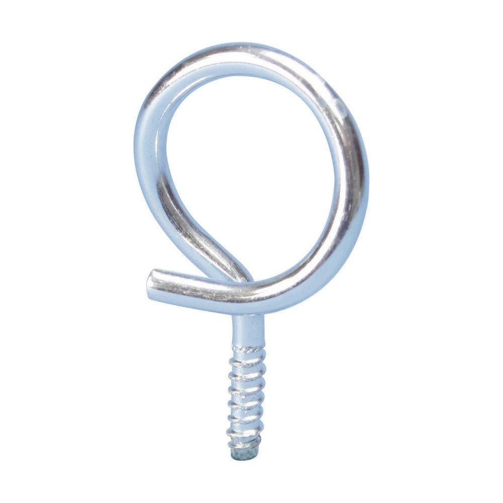 4BRT20WS Threaded Bridle Ring, 1-1/4 in Dia Ring, Steel, Electro-Galvanized
