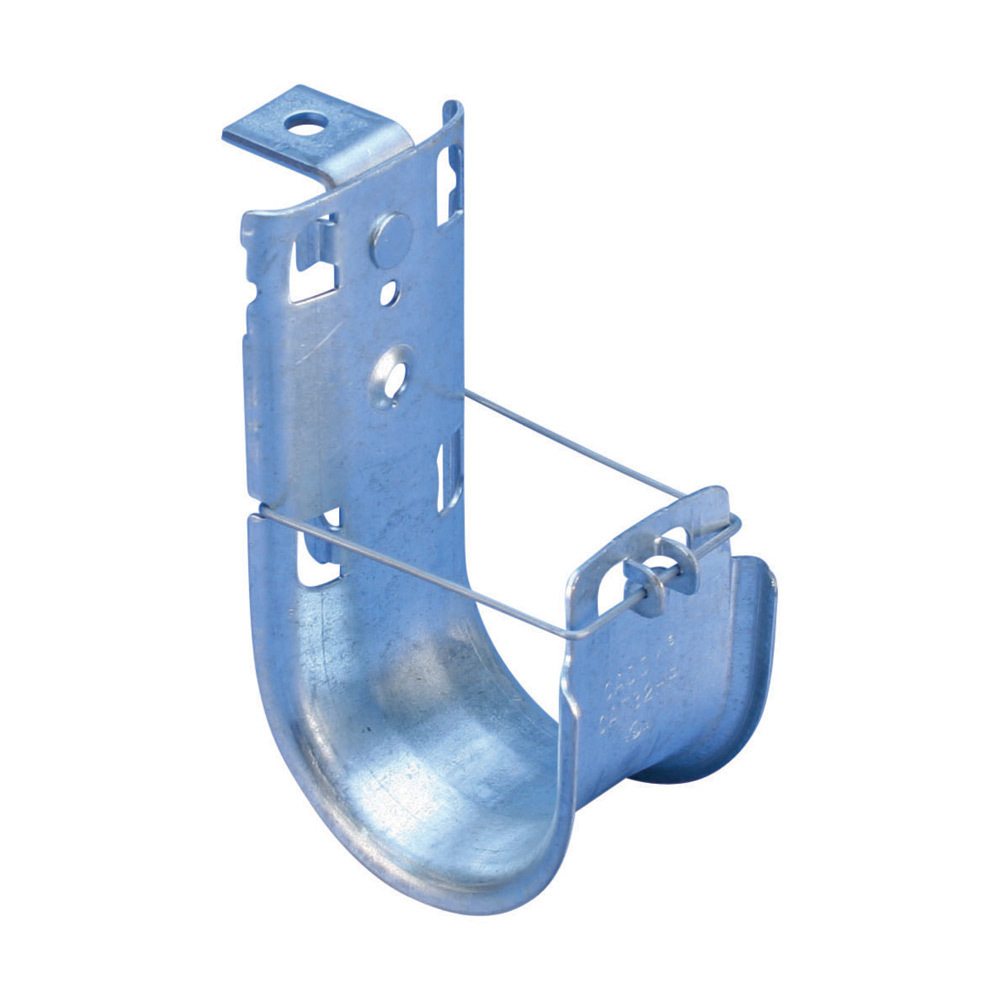 CAT64HPAB CAT HP J-Hook With Angle Bracket, 4 in Dia, 60 lb Static Load, For Use With High Performance Cable Support System, Steel
