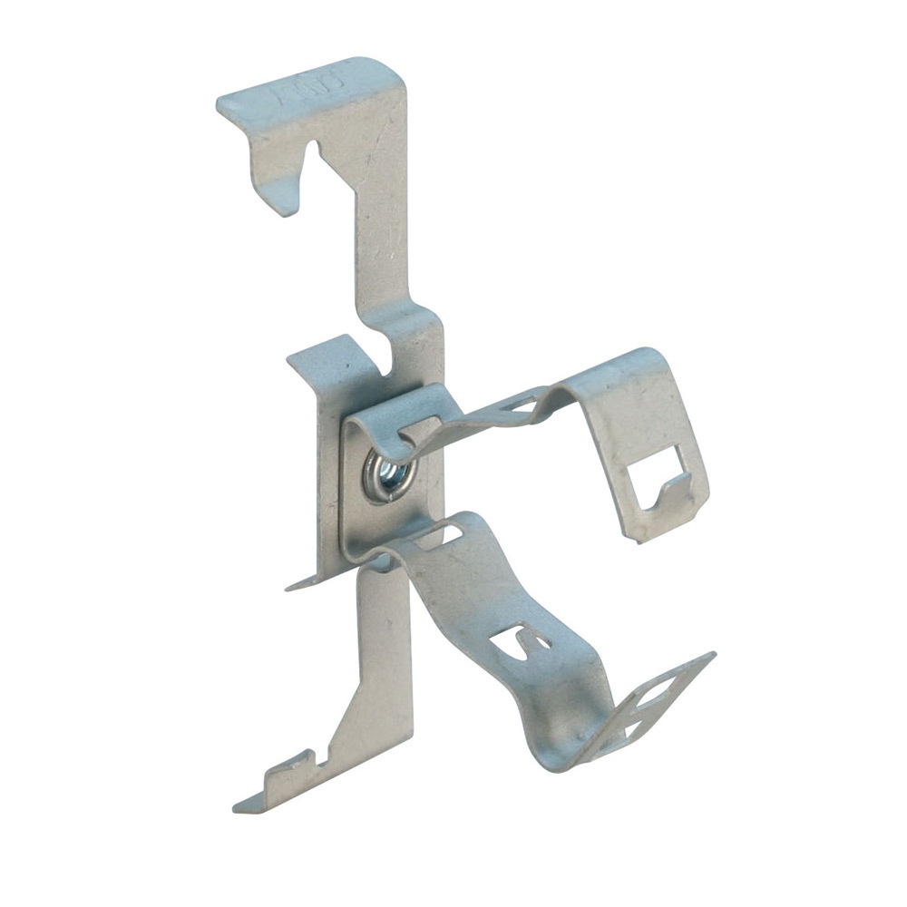 Snap Close Conduit to Rod/Wire Clip, 1/2", 3/4" EMT, 0.71"1.18" OD, 1/2", 5/8" Rod