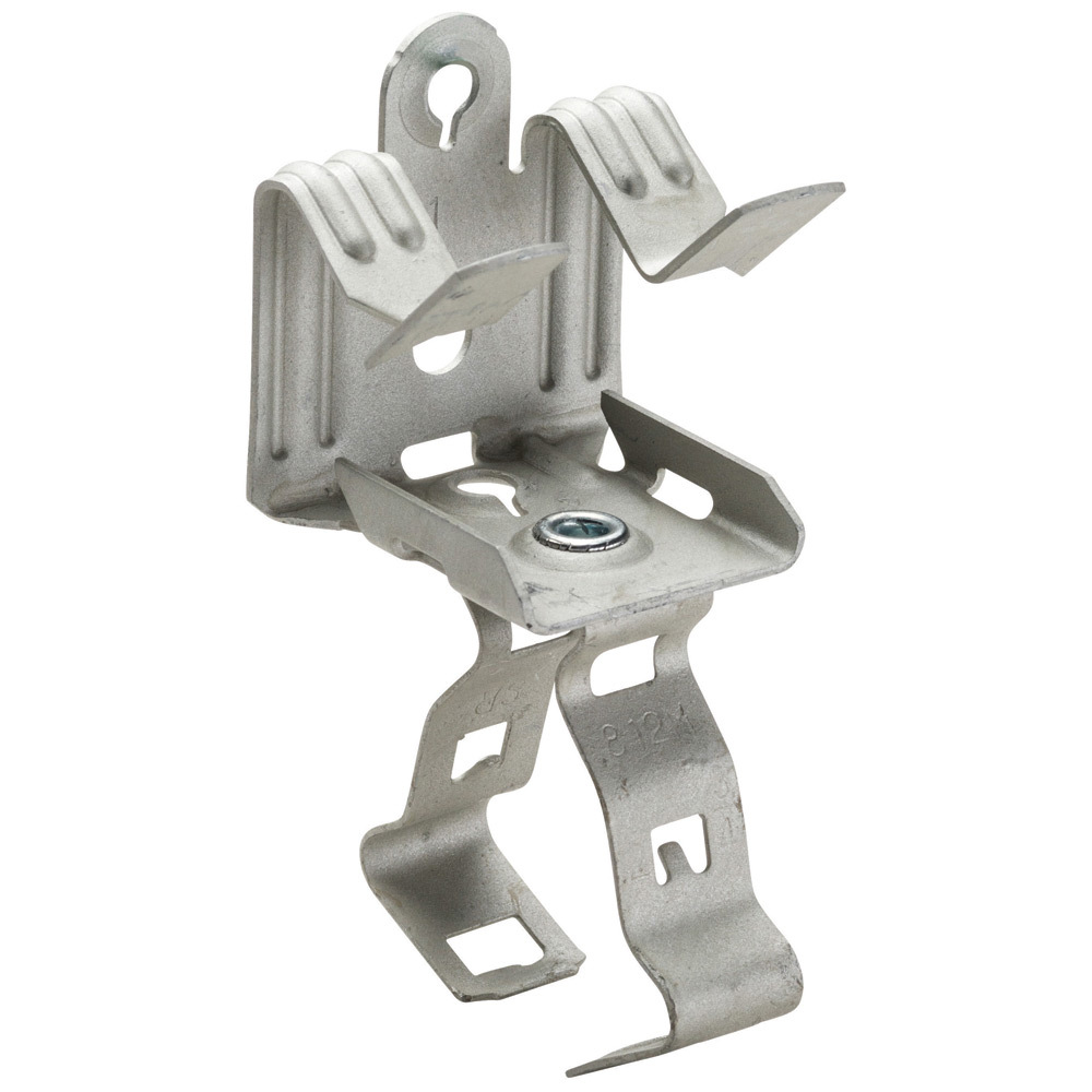 EM-M Conduit/Pipe to Flange Clip, Spring St. 1/2, 3/4 EMT, 13/161 1/8 Fl.