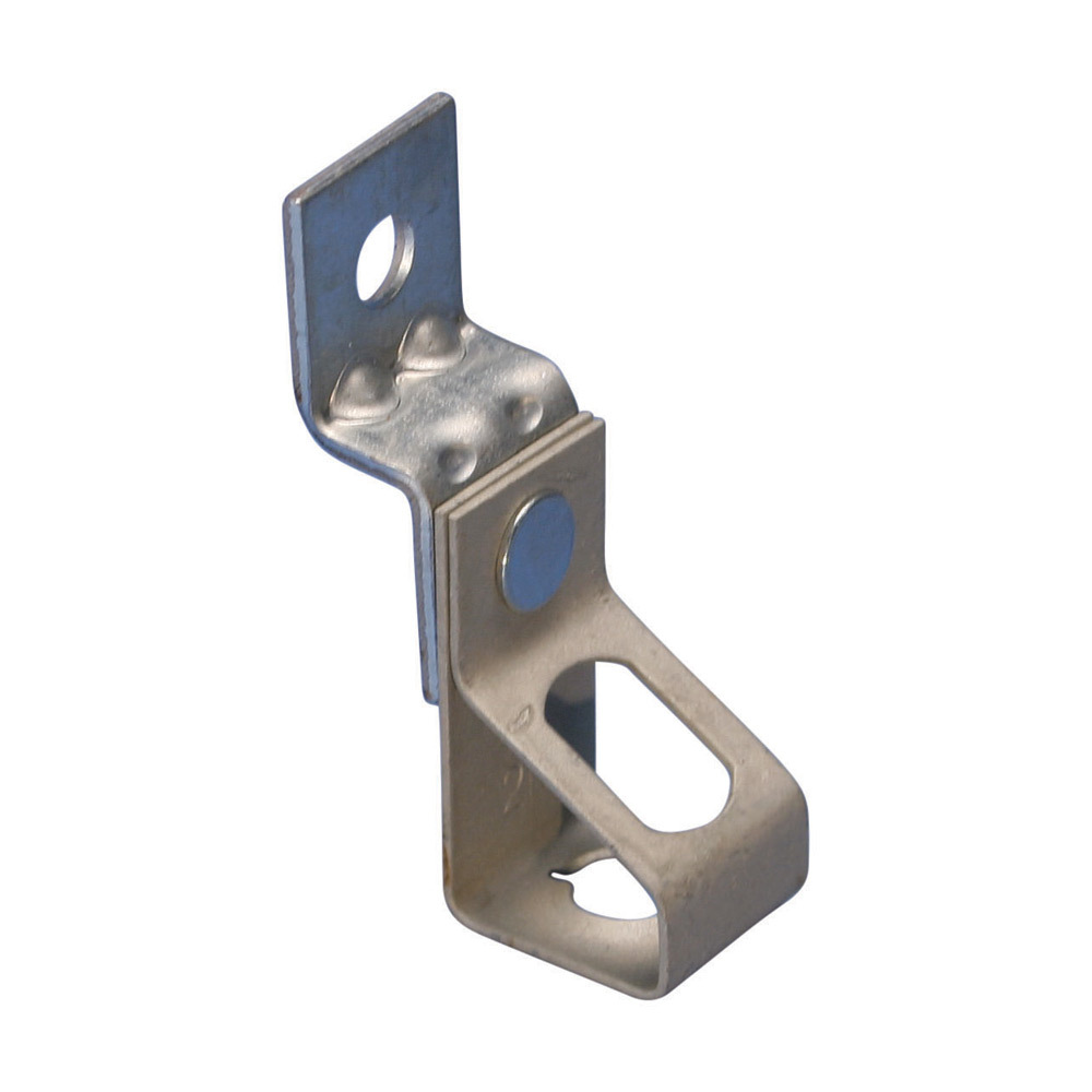 4TIO Thread Install Rod Hanger With Offset Bracket, 160 lb Static Load, Spring Steel/Steel, Pre-Galvanized