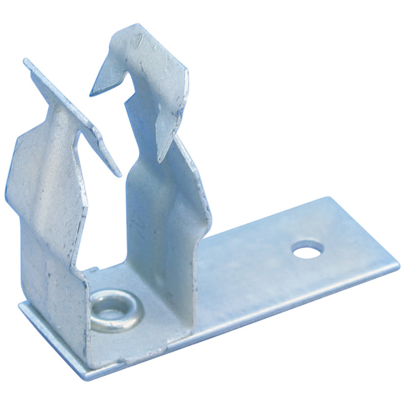 CNB8P Conduit Clamp With Nail Bracket, 1/2 in Conduit, Spring Steel