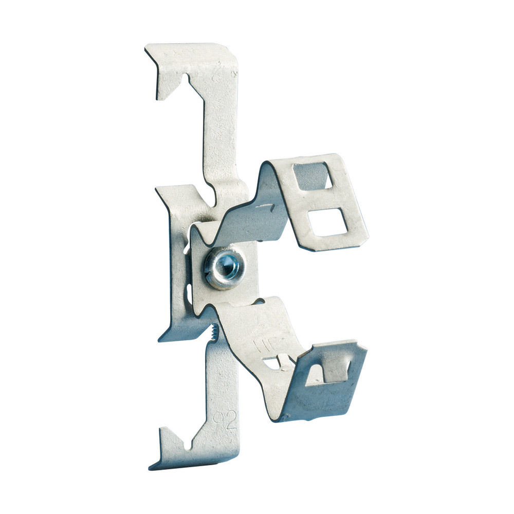 6Z3416M Snap Close Conduit to Rod/Wire Clip, 1 in Conduit, 1.18 to 1.38 in OD, Spring Steel/Steel