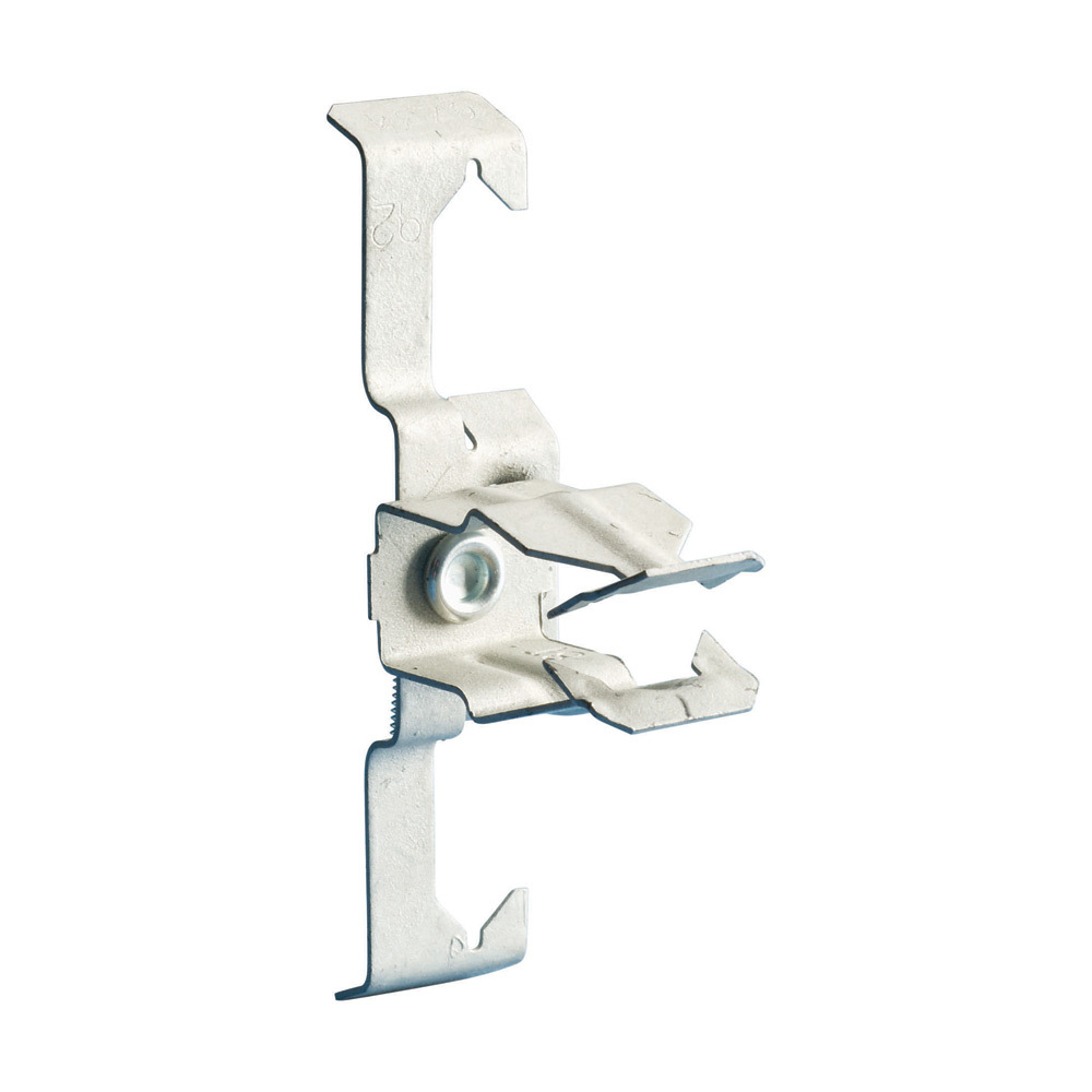 6Z3412P Conduit to Rod/Wire Clip, 3/4 in, 1/2 in Conduit, 0.866 to 1.181 in OD, Spring Steel