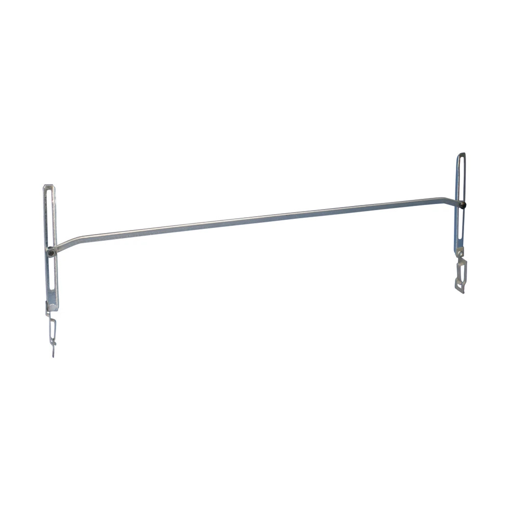 512A Adjustable T-Grid Box Hanger, 24 in Span, 20 lb Load, Spring Steel/Steel