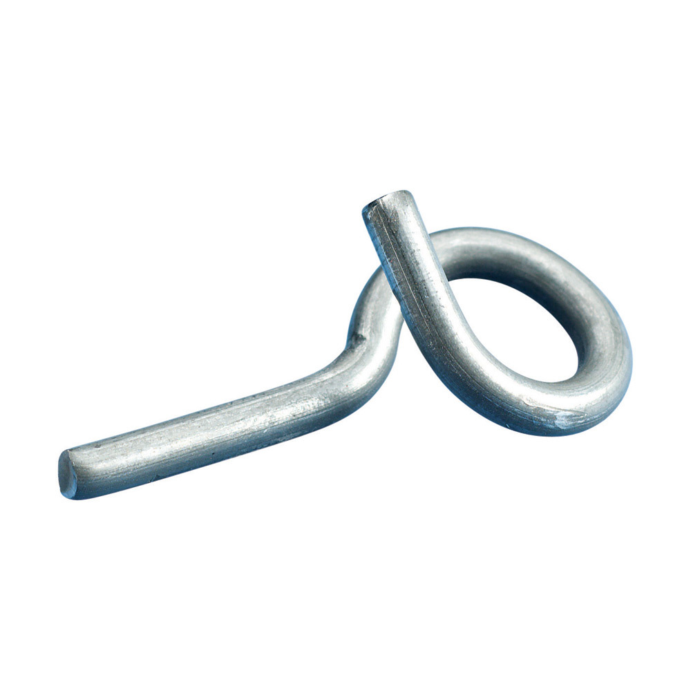 2BR12 Plain Bridle Ring, 3/4 in Dia Ring, Steel, Electro-Galvanized
