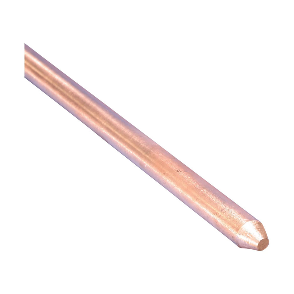 LPC711 Pointed Ground Rod, 3/4 in Nominal, 10 ft OAL, Copper