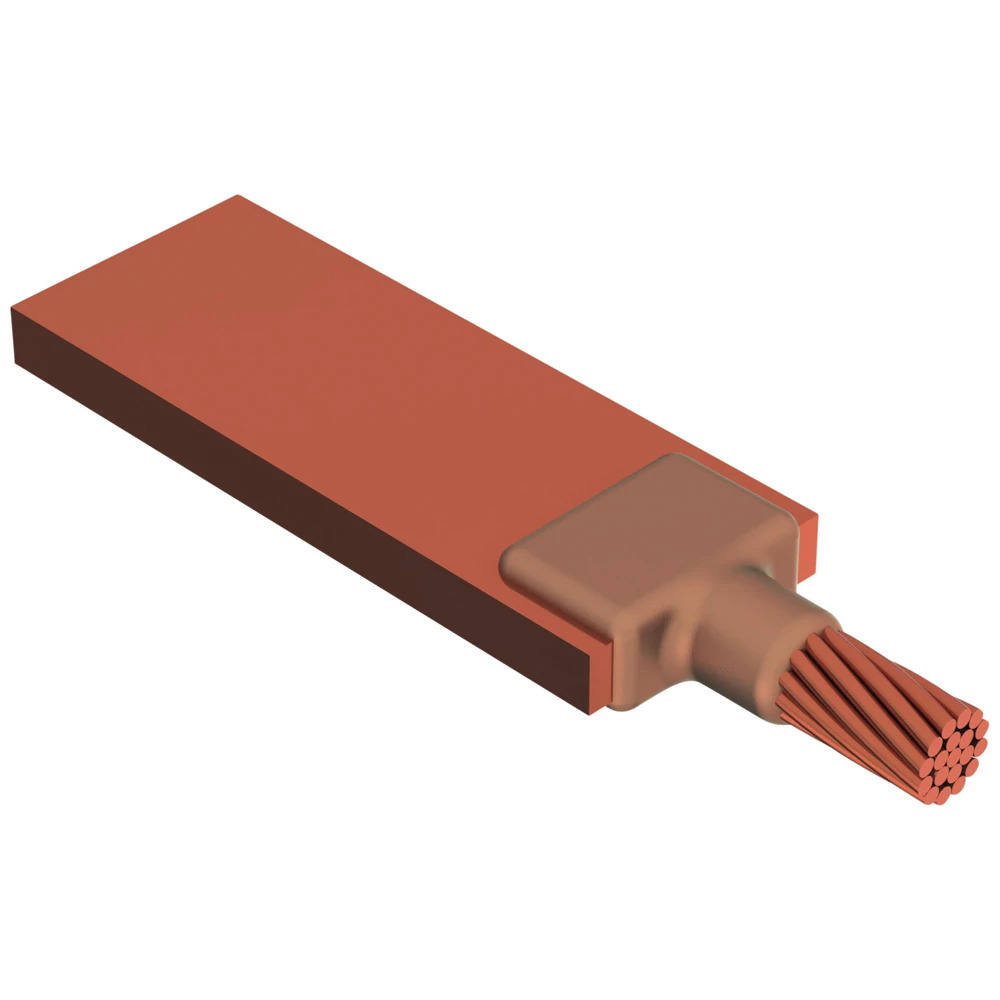 LAC2QDE Type LA Weld Metal Mold, 4/0 AWG Concentric Conductor, Cable to Lug/Busbar Connection, Graphite