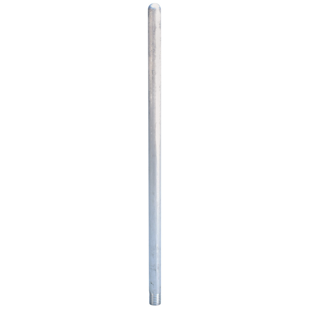 LPA242ST Imperial Thread Air Terminal, Blunt Point, 5/8 in Dia, Aluminum
