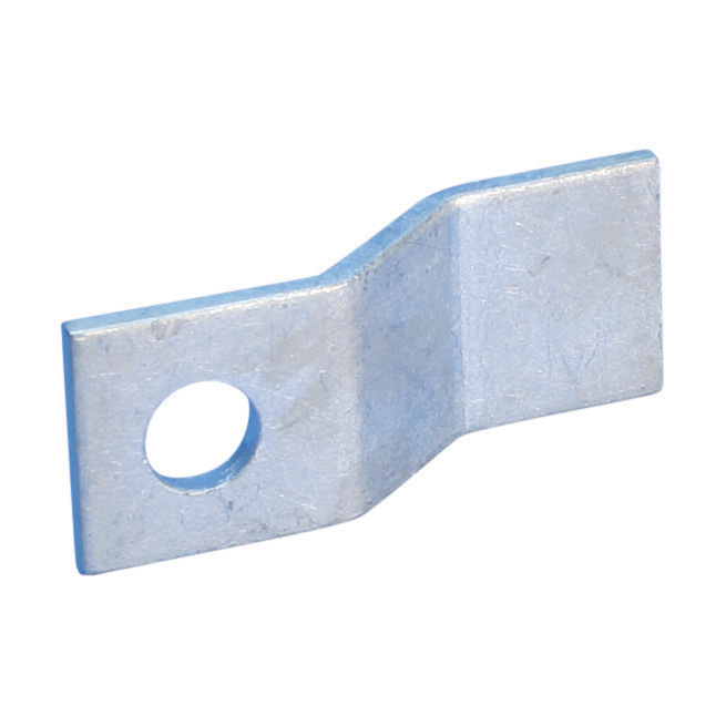 B101EEOL 1-Hole 45 deg NEMA Offset Lug, 318 kcmil, 9/16 in Stud, Copper, Tin Plated