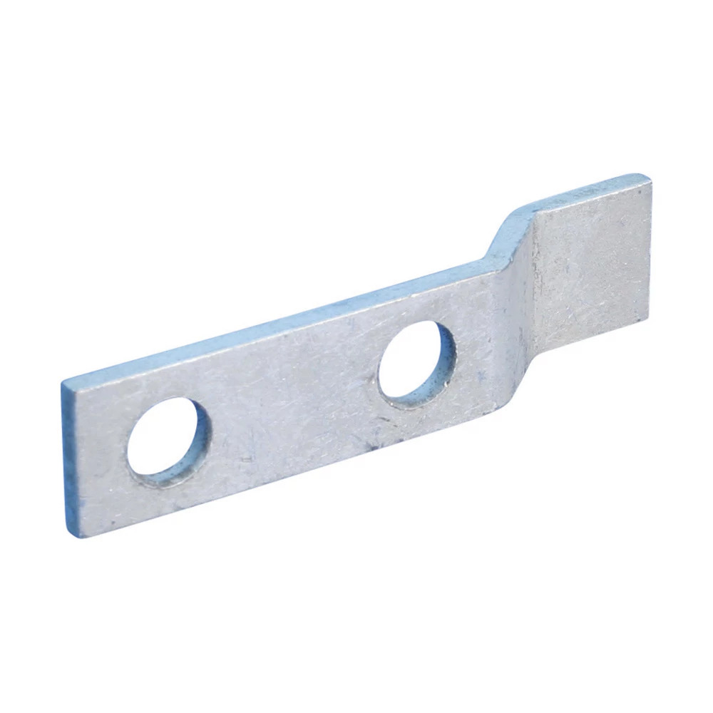 B102EEOL 2-Hole 45 deg NEMA Offset Lug, 318 kcmil, 9/16 in Stud, Copper, Tin Plated