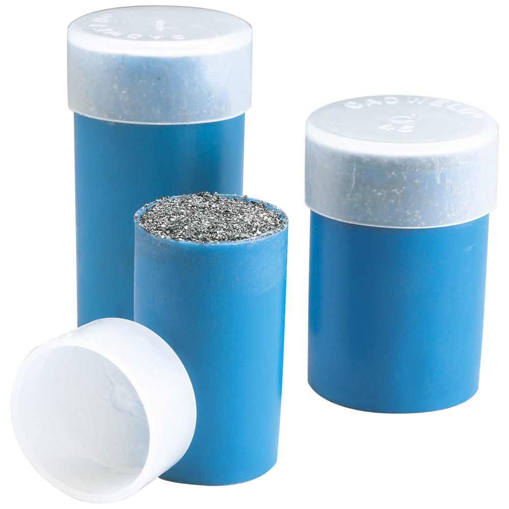 250 Cadweld F20 Non-Explosive Welding Material, For Use With Grounding and Bonding, Aluminum/Copper Oxide
