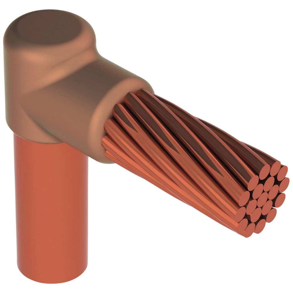 GRT181G Cadweld Type GR Weld Metal Mold, 6 AWG Solid Conductor, 3/4 in Rod, Cable to Ground Rod/Other Rounds Connection, Copper/Graphite