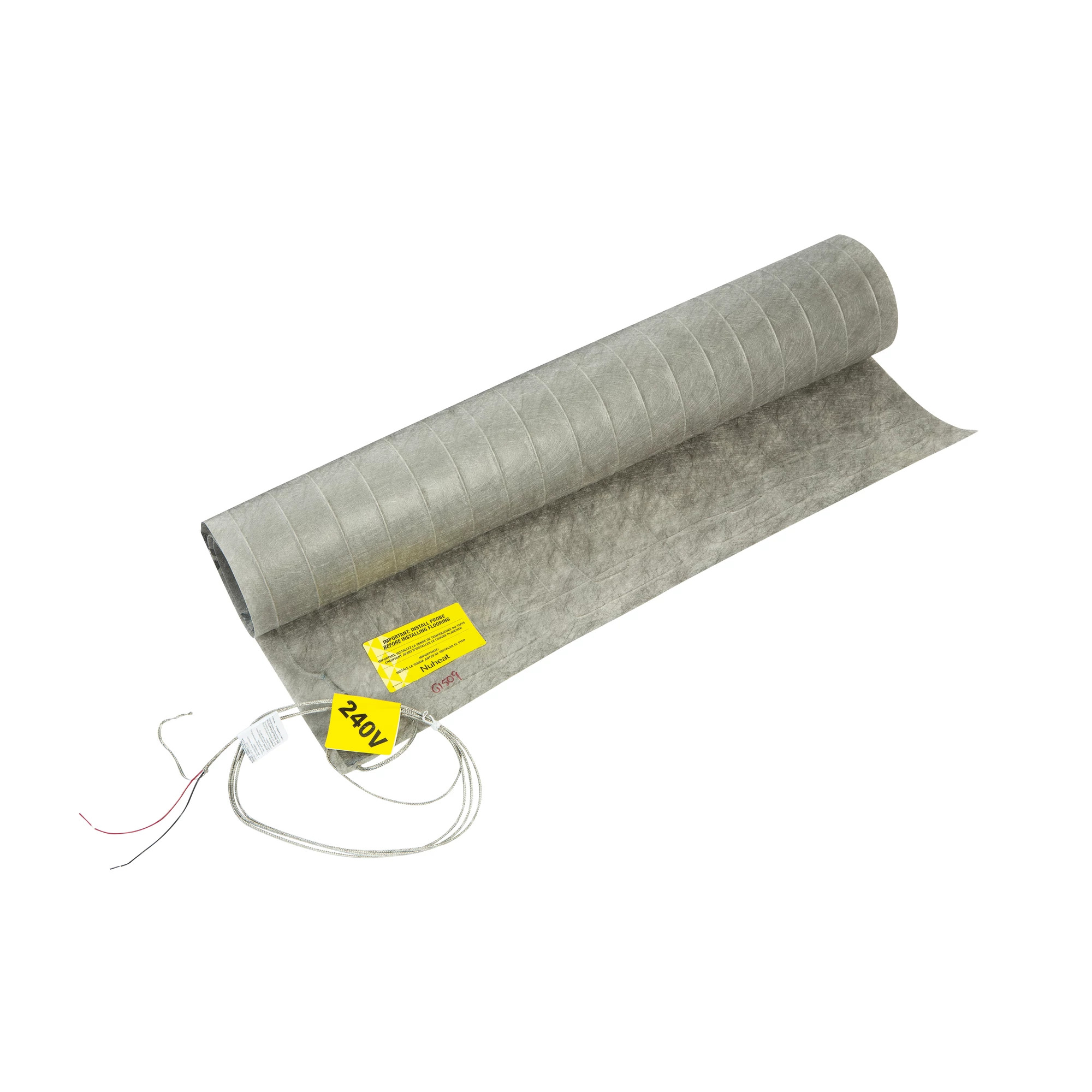 FG0103 Standard Heat Mat, 60 in L x 48 in W x 1/8 in THK, 20 sq-ft Coverage, 240 V