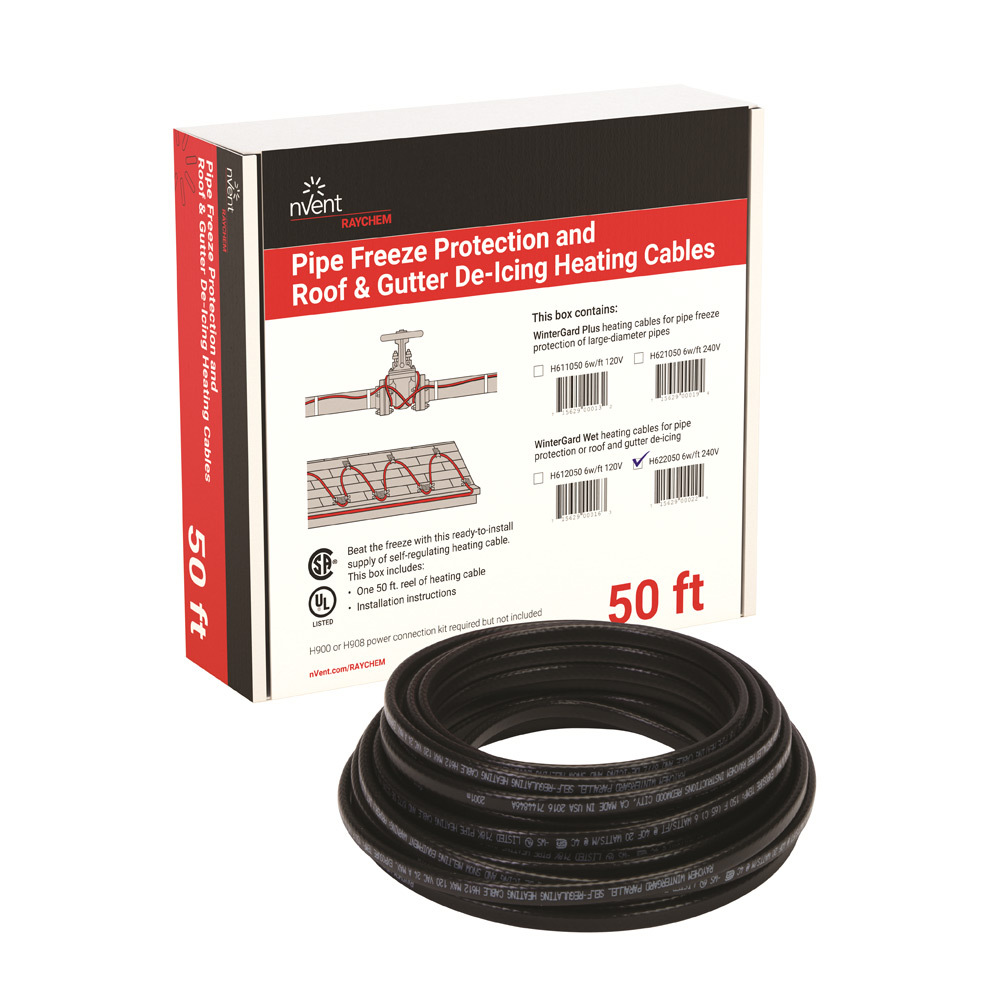 H622050 WinterGard Wet Self-Regulating Heating Cable, (2 None) Conductors, 240 V AC, 15 to 30 A