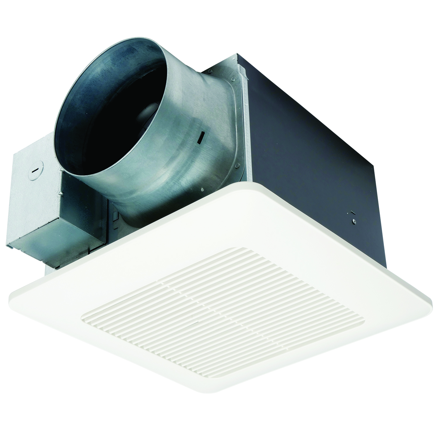 FV-1115VQ1 WhisperCeiling DC SmartFlow 1-Phase Ventilation Fan With ECM Motor, Installation Bracket, 110/130/131/150/152 cfm Flow Rate, 6 in Dia Duct, 6.8/9/11.8/12.1/15.7/20.2 W Power Rating, 120 V AC, 0.12 to 0.19 A, Import