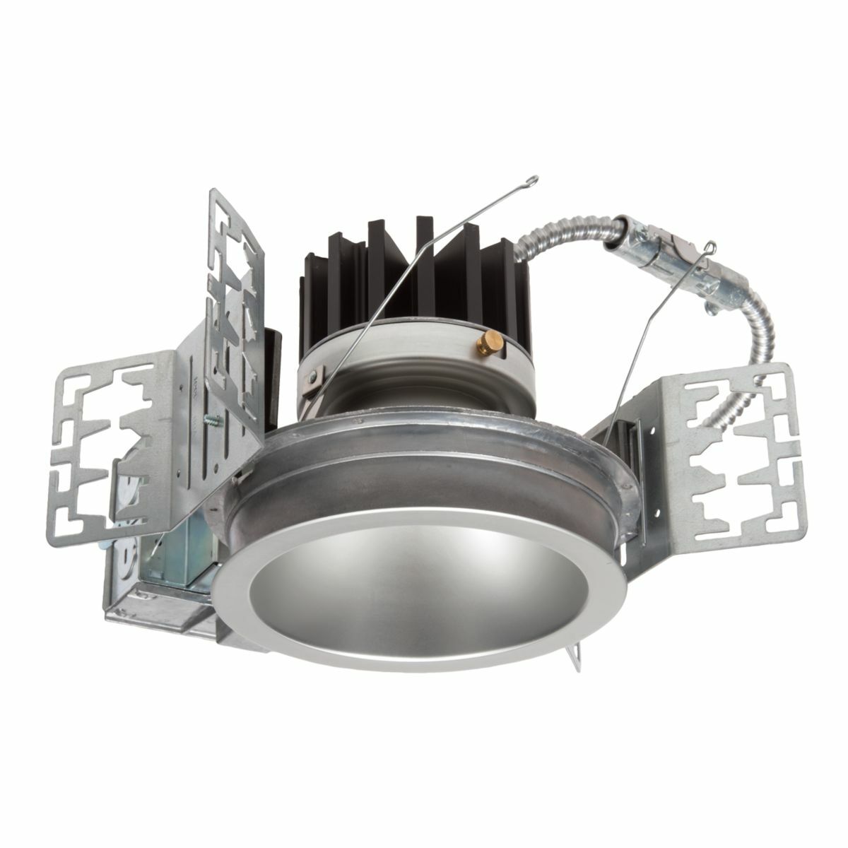 EU4B10208035 Round Standard Universal LED Module, 11/15.5/21.2 W Fixture, 4 in Ceiling Opening, 120/277 V, Die-Cast Aluminum Housing