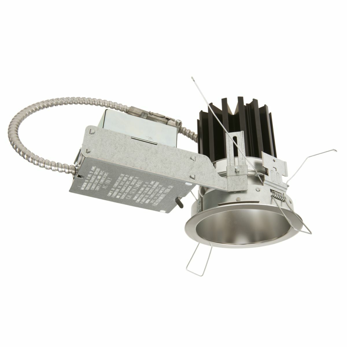 6LBM1H 6LB 50 deg Medium Beam Self-Flanged Round Downlight Trim, LED Lamp, For Use With 6 in LD6B Downlight and EU6B Universal Power Module, Aluminum