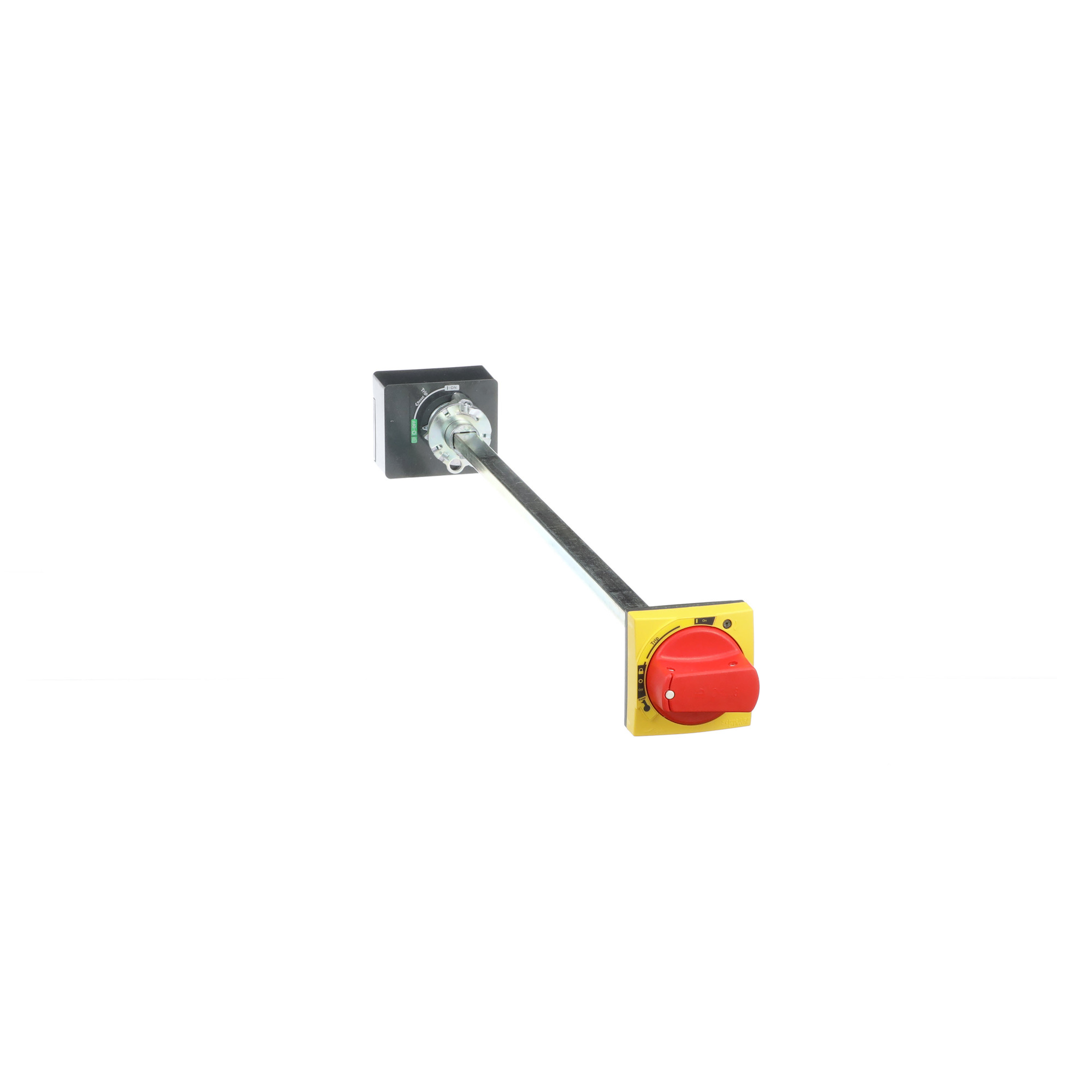 LV426933 Front Extended/Door Mounted Rotary Handle, Red/Yellow