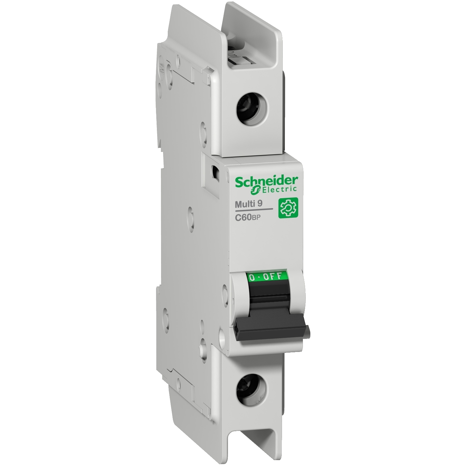 M9F42170 C60BP Multi-Standard Miniature Circuit Breaker, 240/415 V AC/60 V DC, 0.5 A, 10 kA Interrupt, 1 Poles, Thermal Magnetic Trip