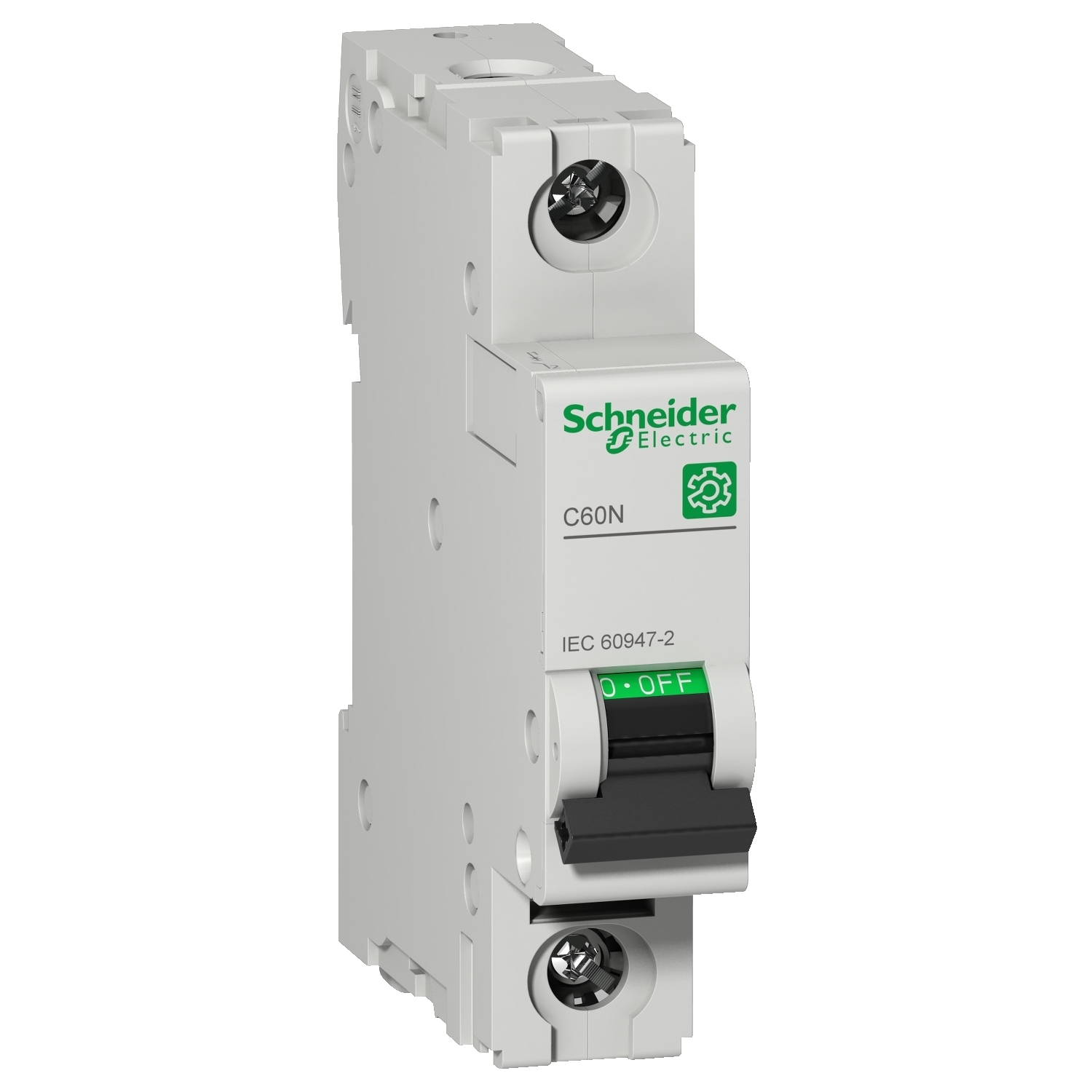 M9F11103 C60N Miniature Circuit Breaker, 240/415 V AC, 3 A, 10 kA Interrupt, 1 Poles, Thermal Magnetic Trip