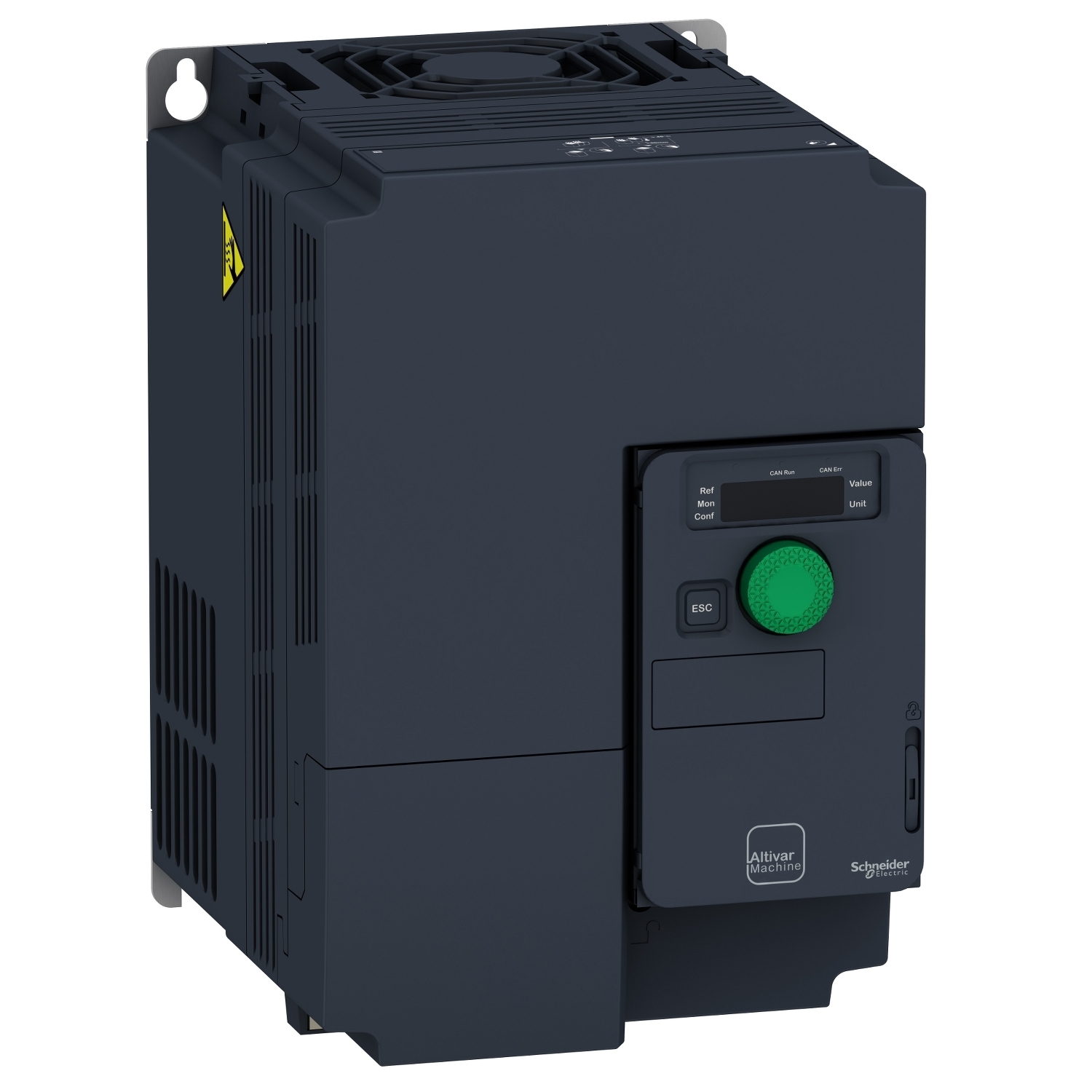 ATV320U75M3C ATV 320 3-Phase Variable Speed Drive, 200/240 V AC, 36.9/43.8 A, 10 hp, 5.91 in W x 7.01 in D