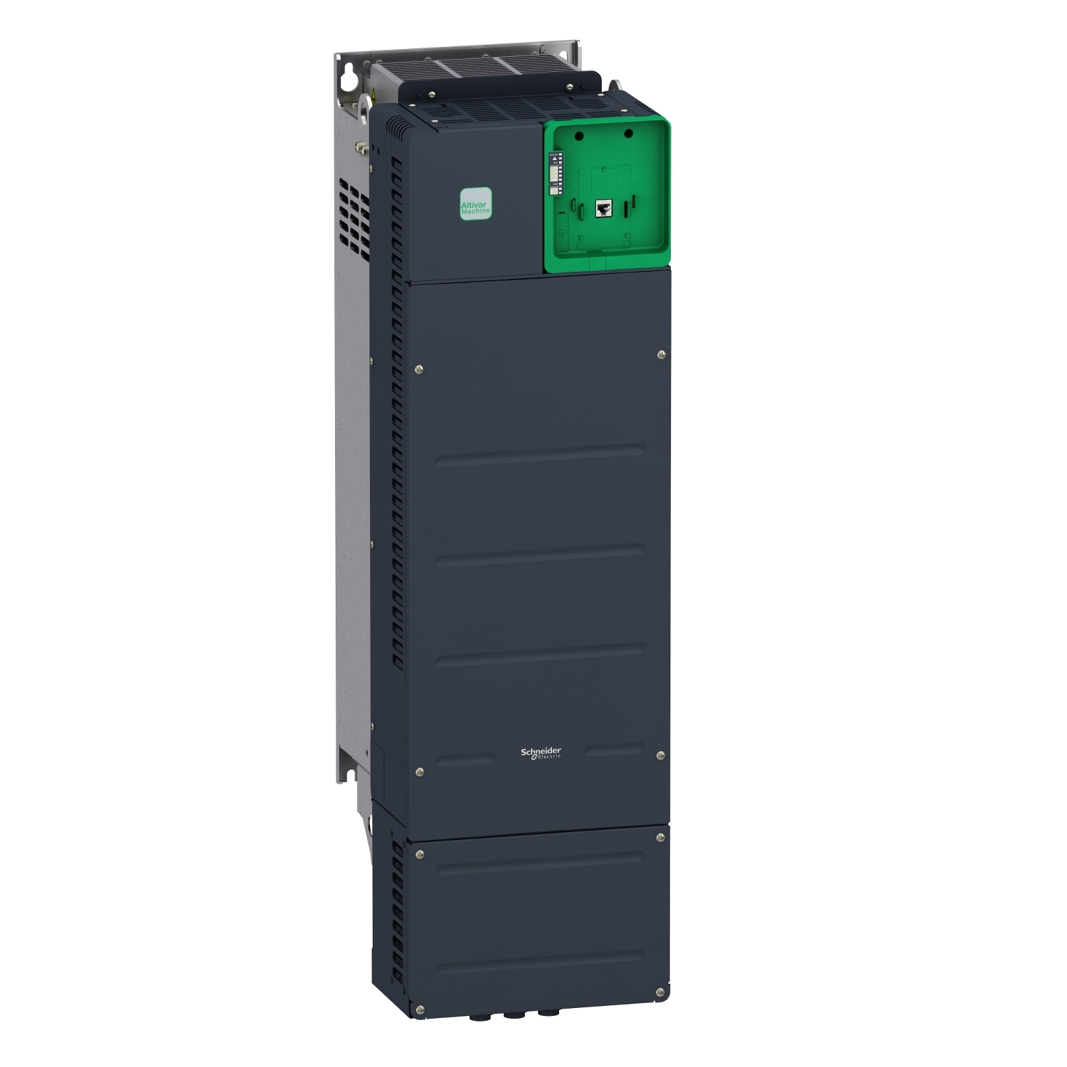ATV340D75N4E Altivar 3-Phase Variable Speed Drive With Heat Sink, 380 to 480 V, 156.2 A at 380 V/135.8 A at 480 V Normal Duty, 134.3 A at 380 V/118.1 A at 480 V Heavy Duty,134.3 A, 118.1 A, 125 hp Normal Duty, 100 hp Heavy Duty