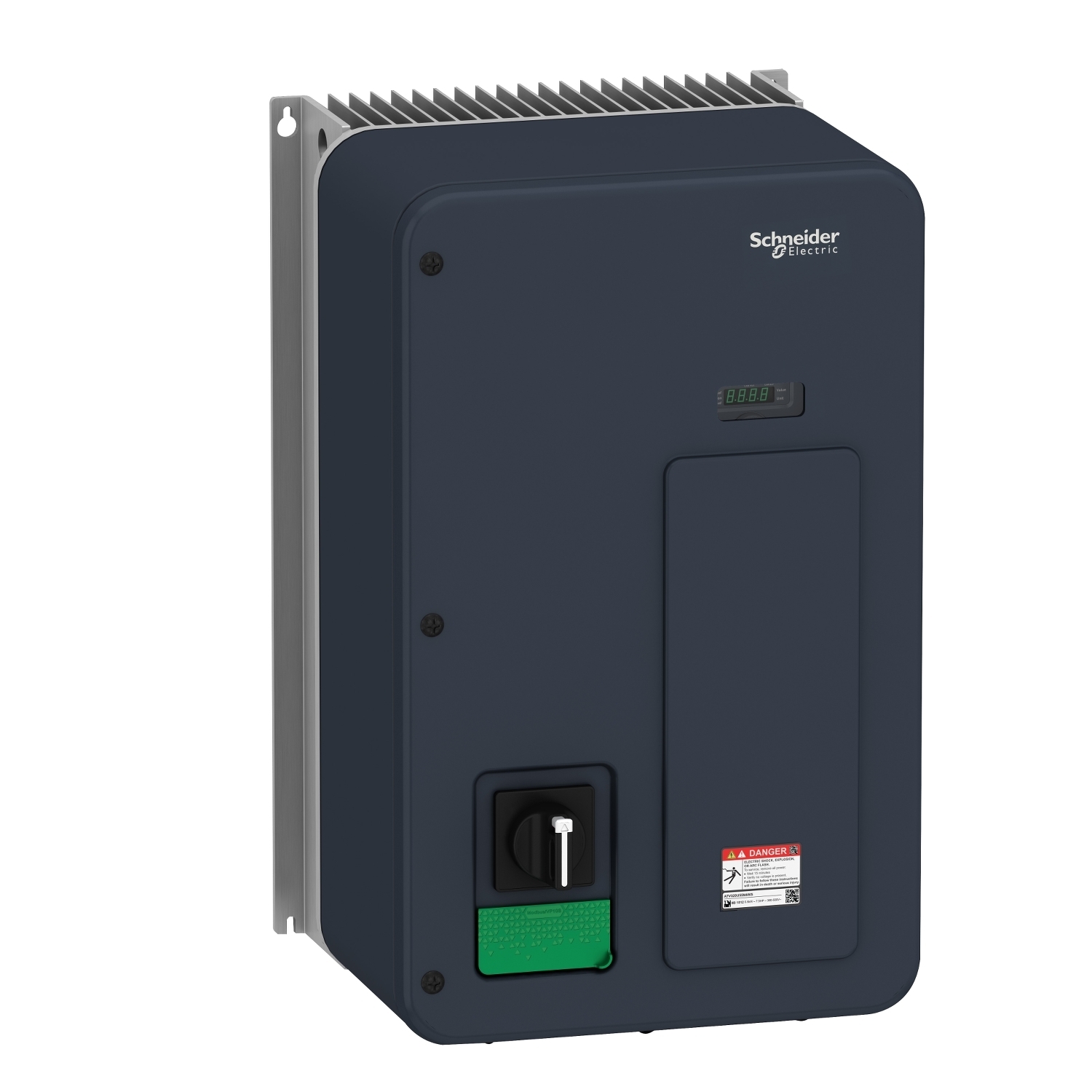 ATV320U55N4WS Altivar 3-Phase Variable Speed Drive, 380 to 500 V, 20.7 A at 380 V/14.5 A at 500 V Heavy Duty, 12.6 in W x 11.81 in D