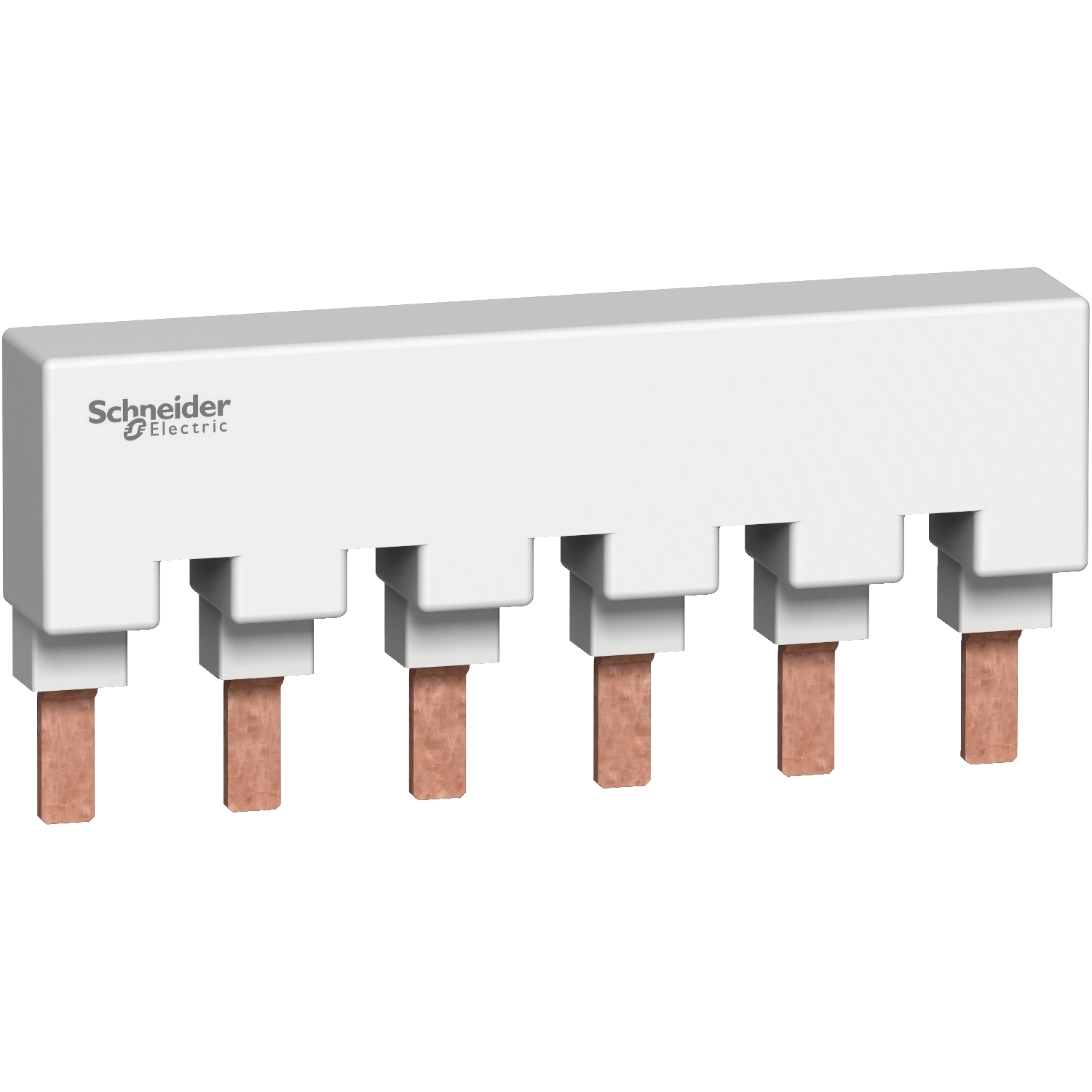 M9XUP206 Combination Busbar, For Use With Multi9 C60BP M9XU Series 115 A 277/480 V AC Miniature Circuit Breaker, 6 Modules, 18 mm Pitch, 2 Lines Description, Light Gray
