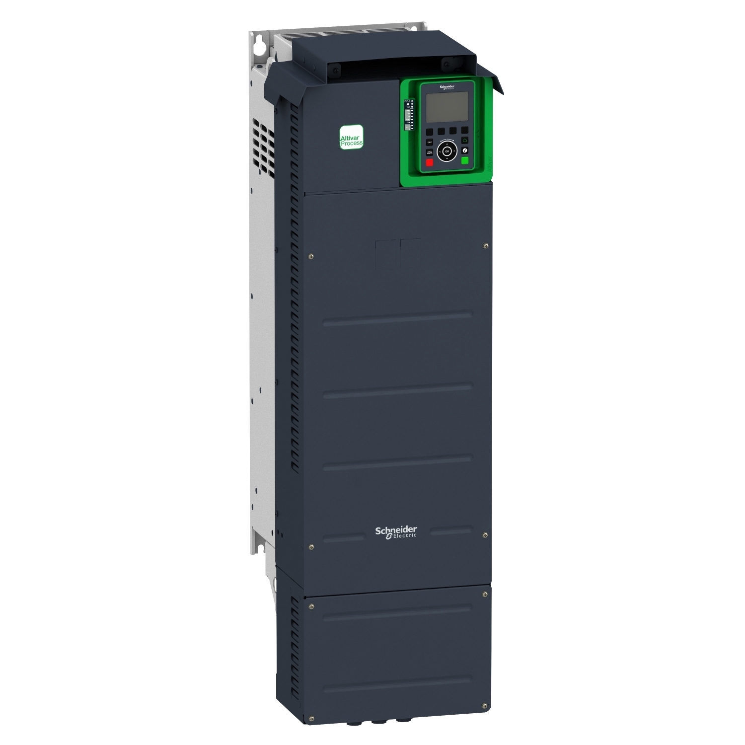 ATV930D55N4C ATV930 Series Variable Speed Drive, 380 to 480 V, 106.0 A, 60 hp heavy duty,75 hp normal duty, 11.42 in w x 12.81 in d