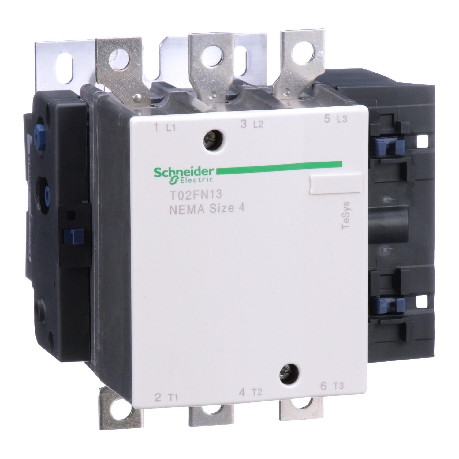 T02FN13G7 TeSys N 3-Phase Non-Reversing Contactor, 120 V AC V Coil, 1NO Contact, 3 Poles