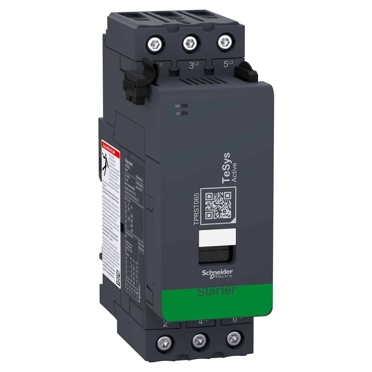 TPRST065 Direct online Motor Starter, 3 Poles, IP20 Enclosure