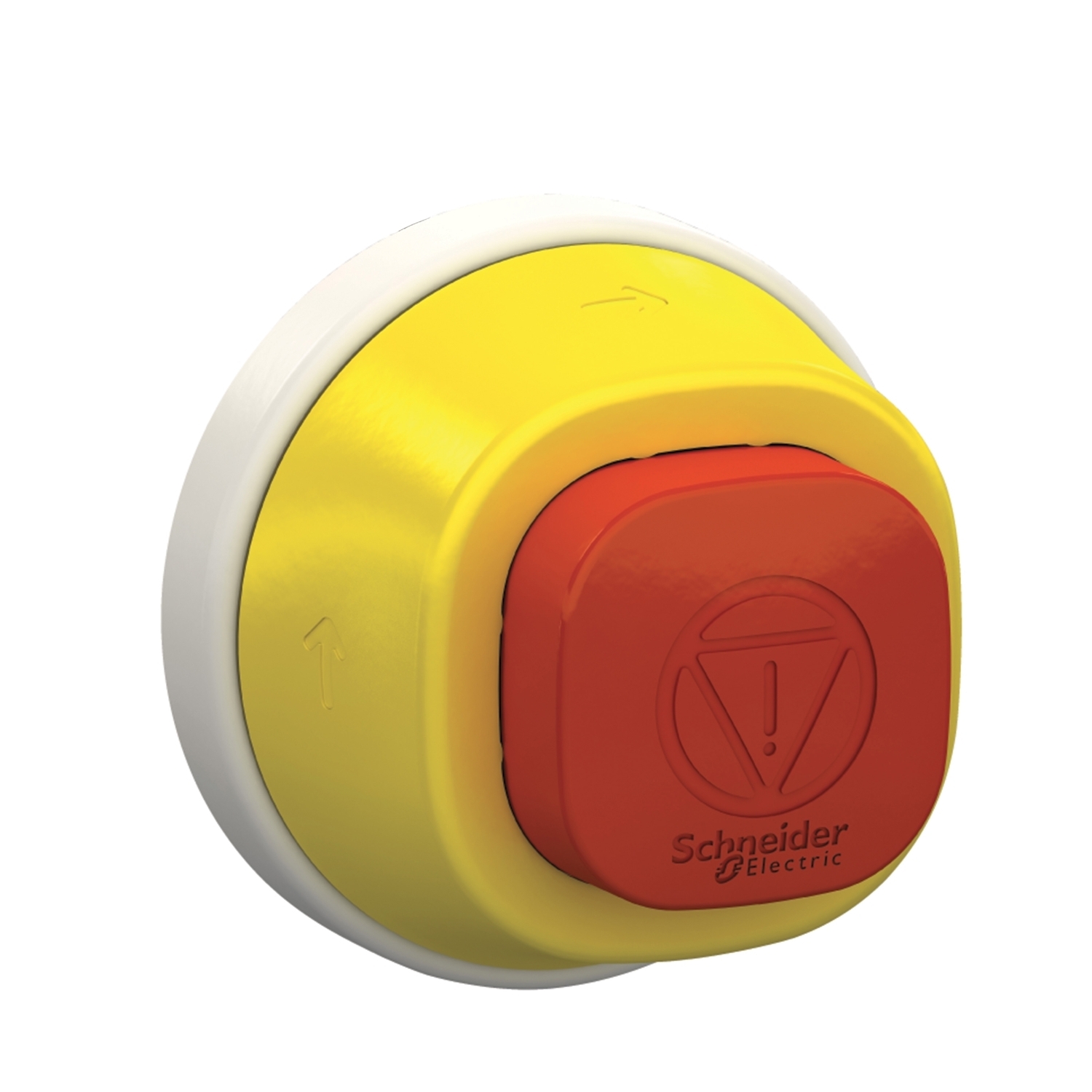 ZB5AS84W2B Harmony Illuminated Standard Emergency Stop Head, 0.87 in, Round Shape, Plastic, Red
