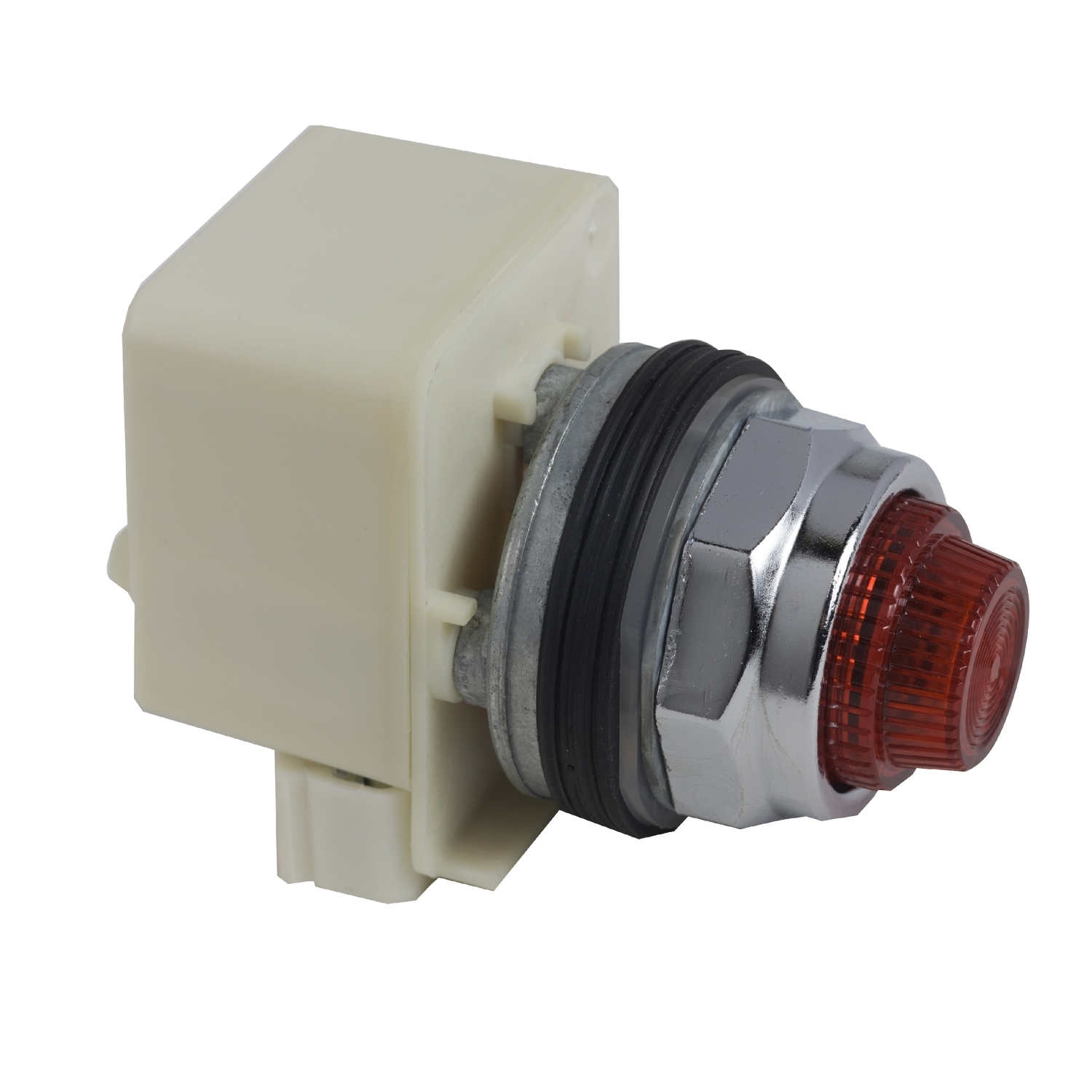 9001KP35LRR31 9001K Type K Pilot Light, 24/28 VAC/VDC, Fresnel Glass Lens, Panel Mounting