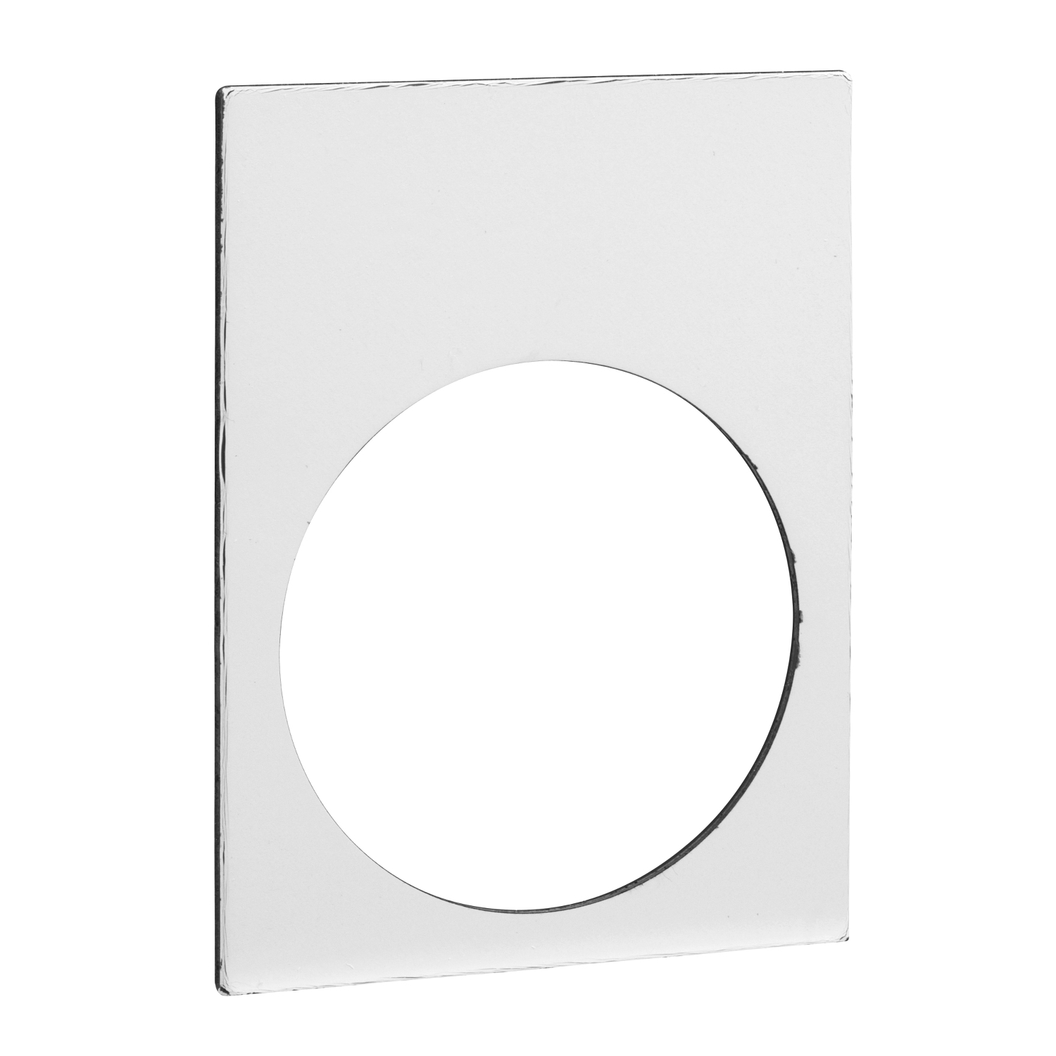 ZB2BY4101 Harmony Blank Pushbutton Legend Plate, 30 mm H x 40 mm W, PVC, White/Yellow Field