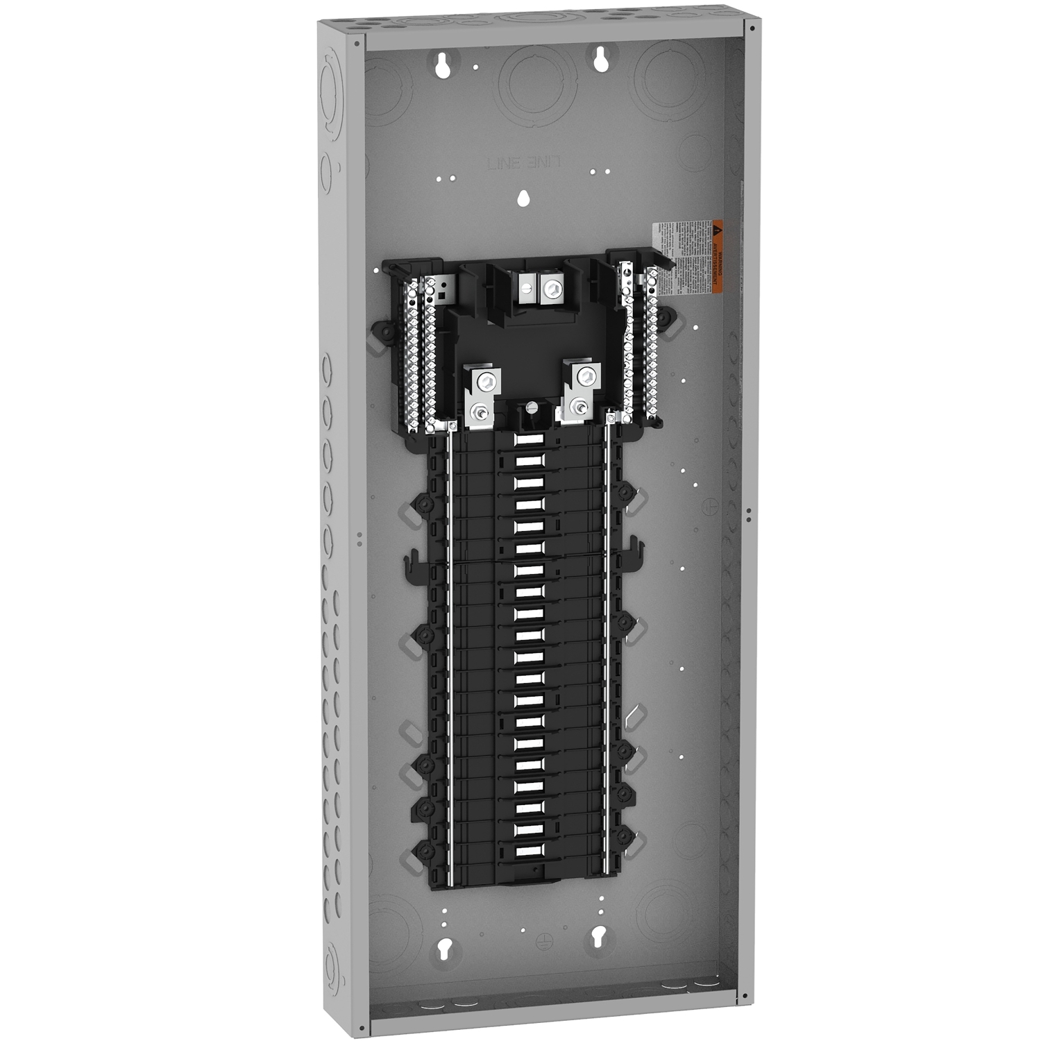 QO140L200PG 1-Phase Convertible Main Lug Load Center, 120/240 V, 200 A, 3 W Power Rating, 1 Poles