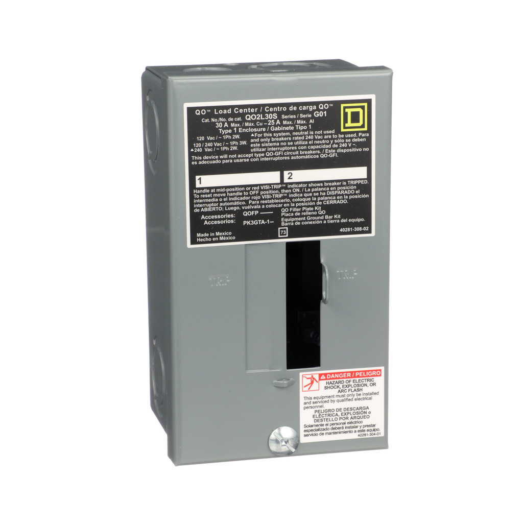 QO2L30SCP 1-Phase Load Center, 10 kA
