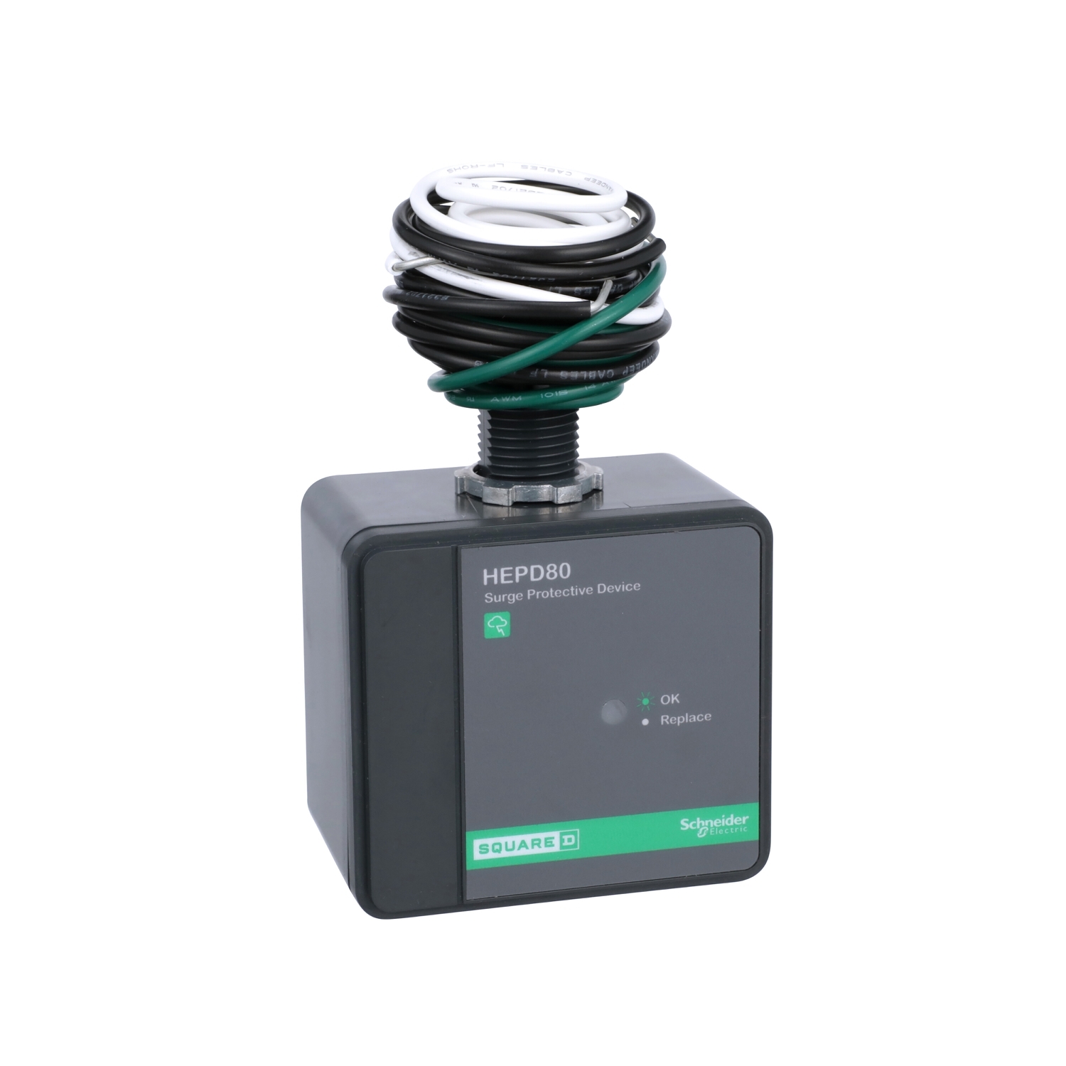 HEPD80W Isolated Ground Surge Protective Device, 120/240 V AC, 25 kA SCCR, 1 Phase
