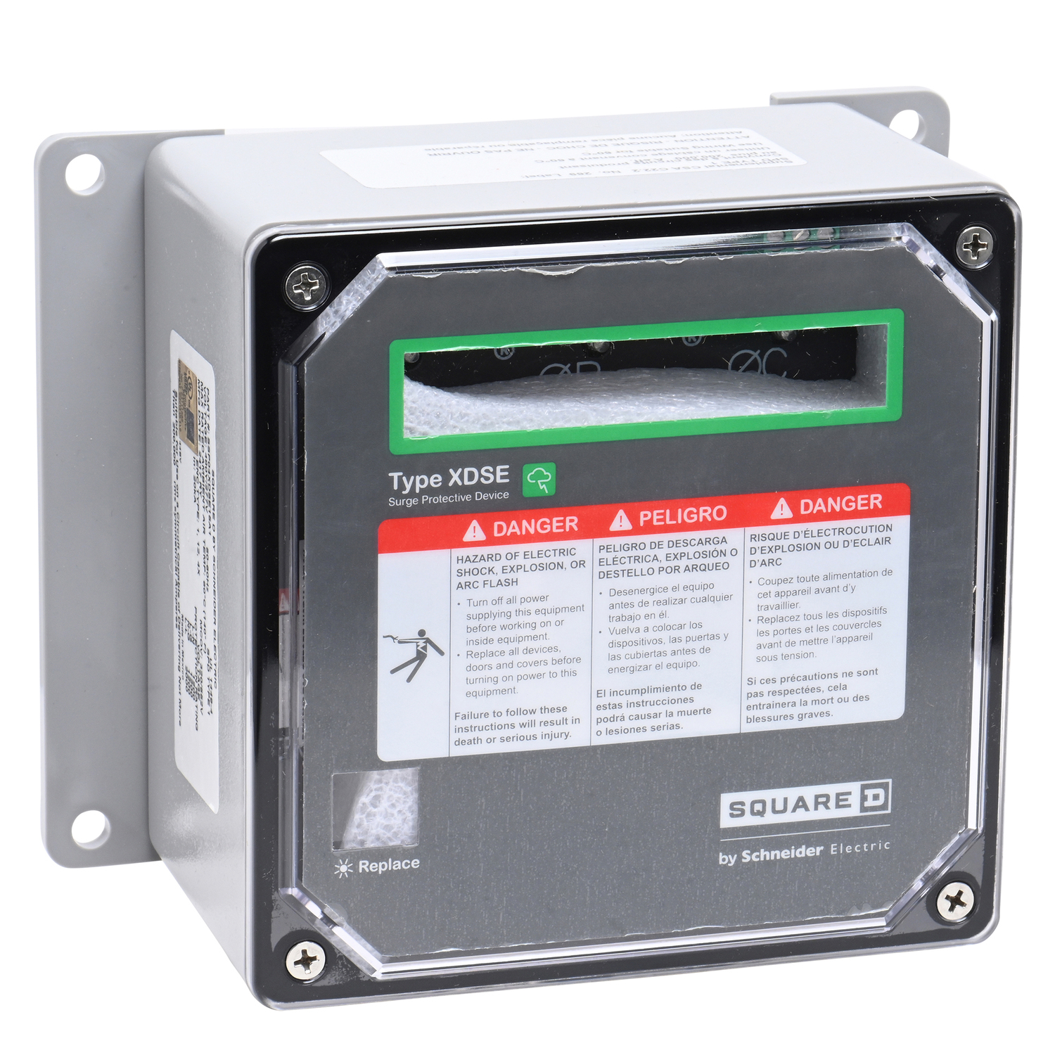SSP04XDSE15A1 Surgelogic Type 1 Surge Protective Device, 480Y/277 V AC, 3 ph
