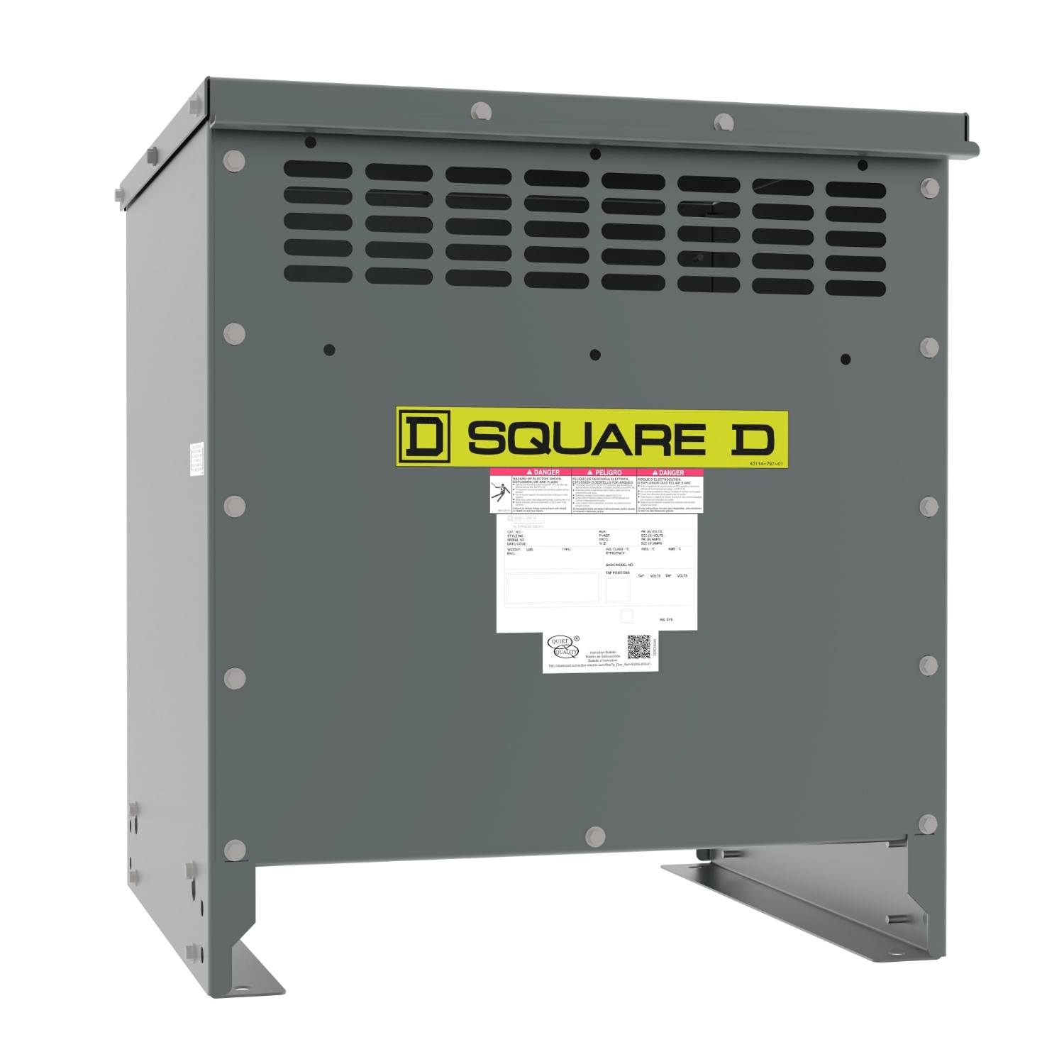 EXN15T3155H PH Series, 208 V primary, 480Y/277 V secondary, 3 phase