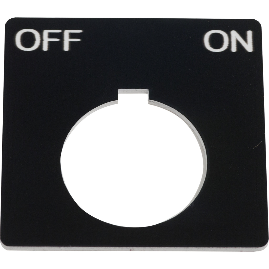 9001KN144BP 9001KN Series Legend, 2.25 in h x 2.25 in w, Plastic